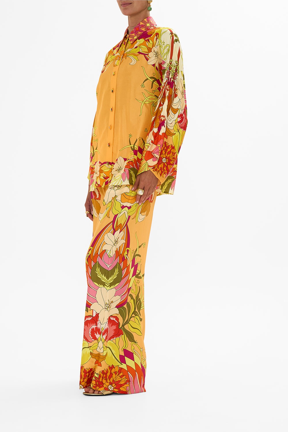WIDE LEG WAISTED PANT - 9