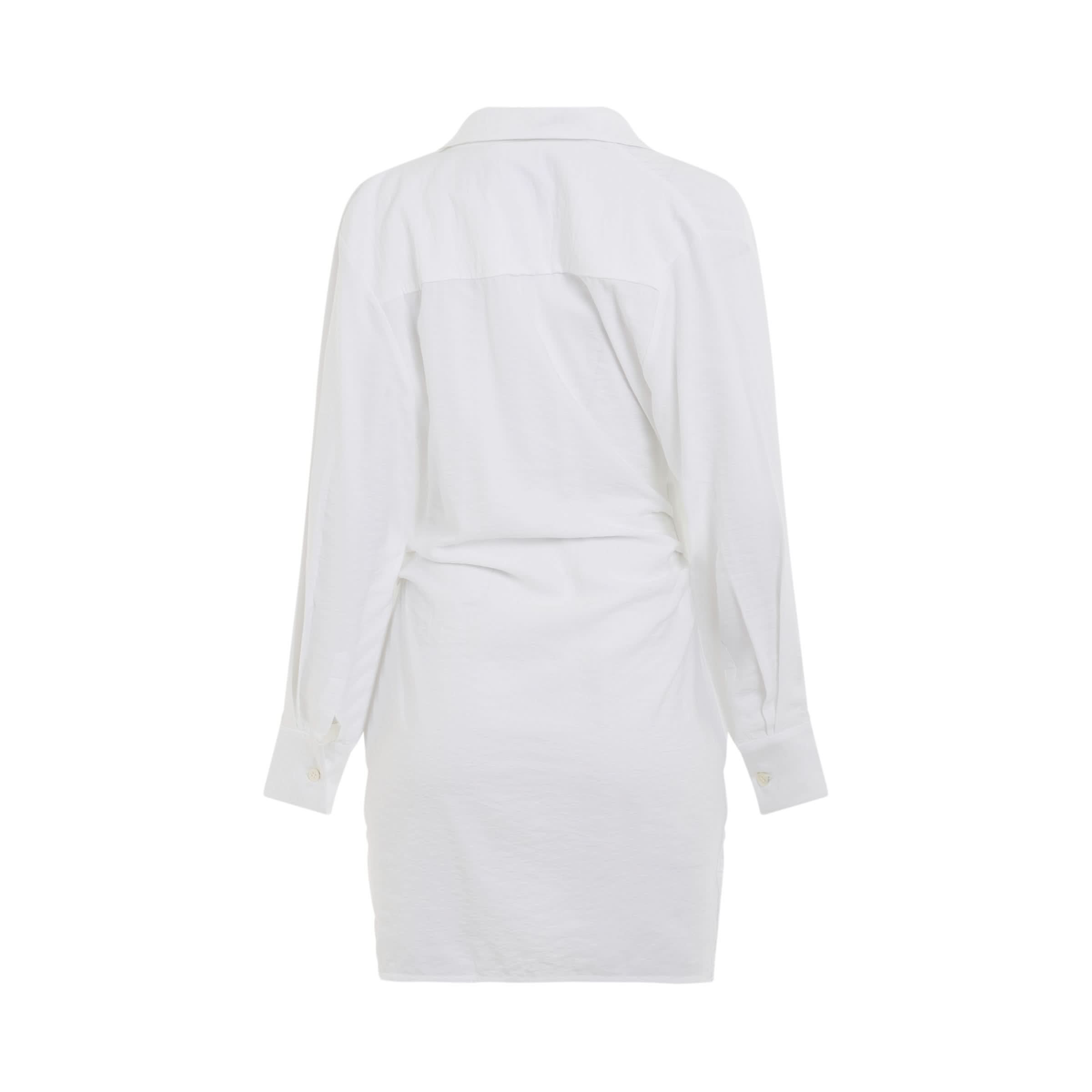 Bahia Sash Dress in White - 4