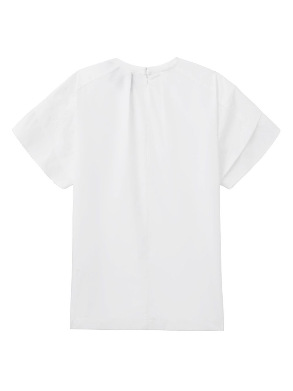 draped-detail T-shirt - 6