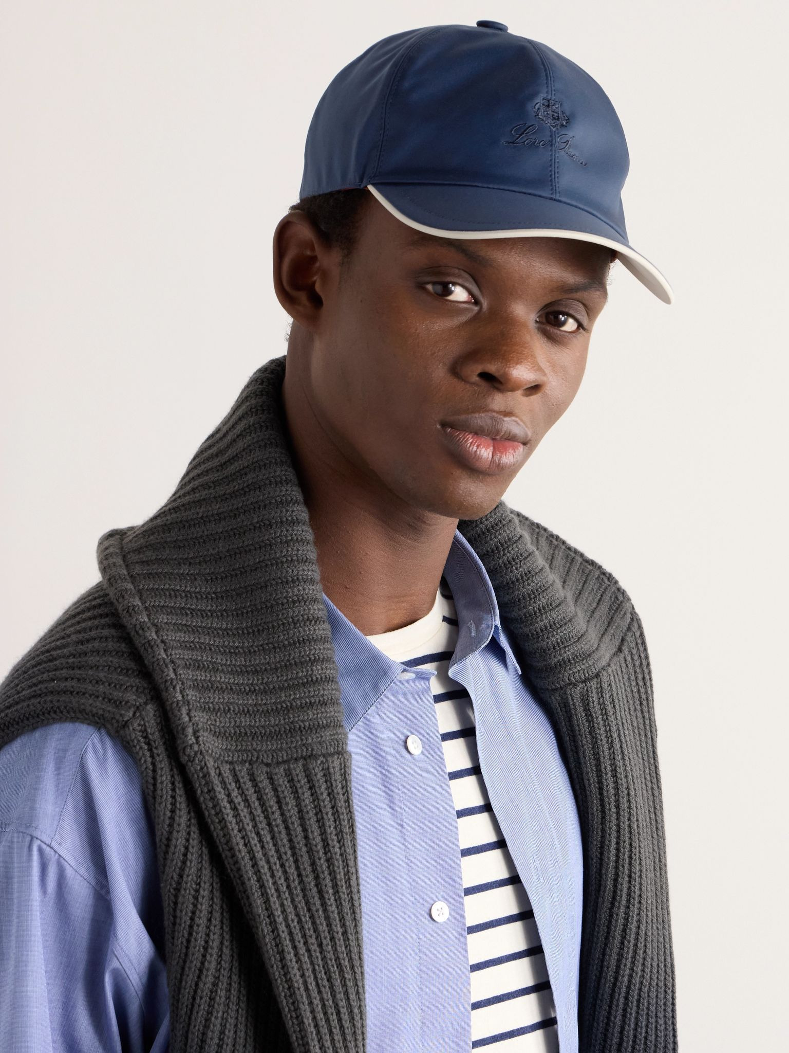 Logo-Embroidered Storm System® Shell Baseball Cap Blue - 2