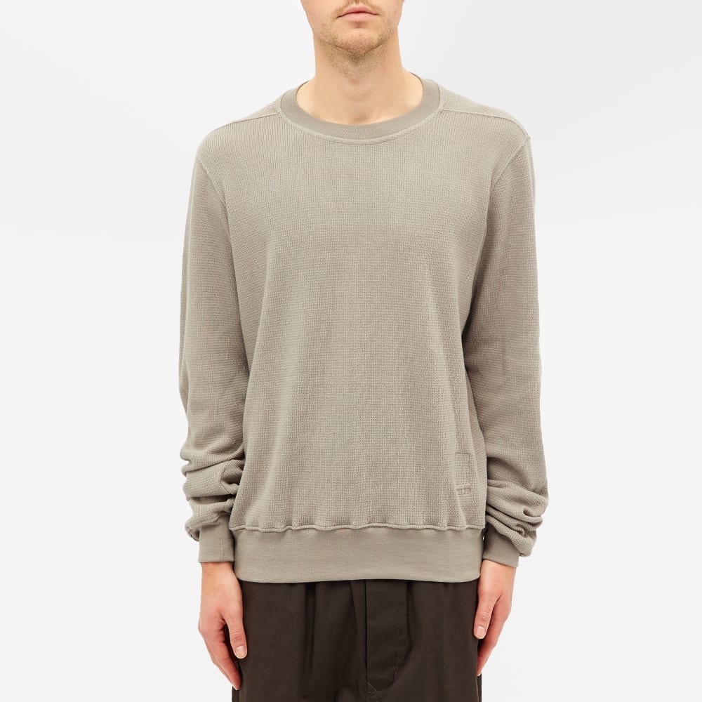 Rick Owens DRKSHDW Waffle Crew Sweat - 4