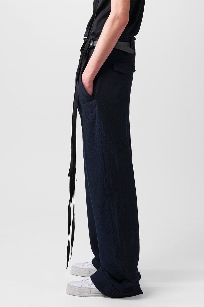 Albert Loose Fit Trousers Brushed Wool - 2