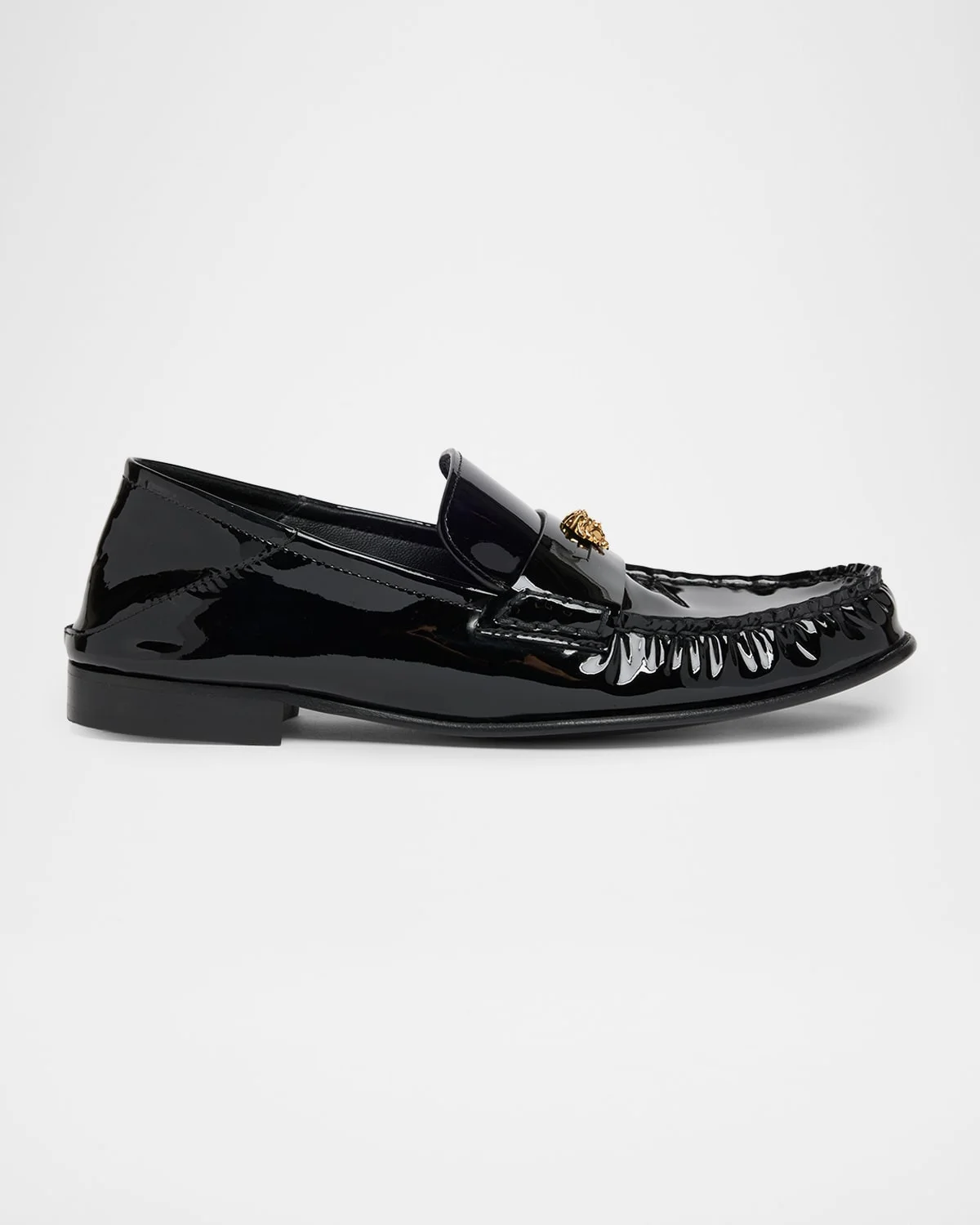 Medusa Patent Leather Loafers - 1