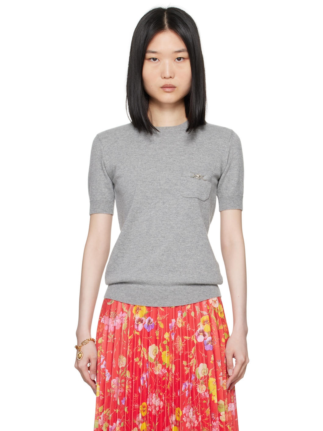 Gray Medusa Sweater - 1