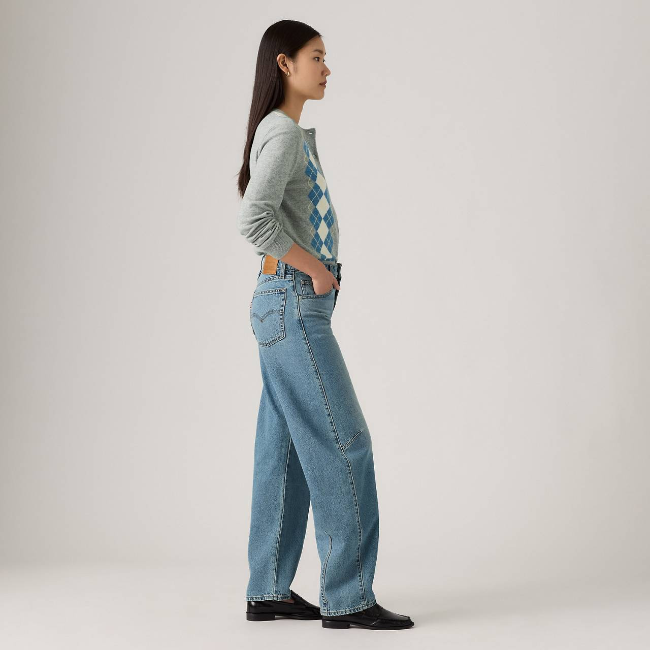 BAGGY DAD BARREL WOMEN'S JEANS - 5
