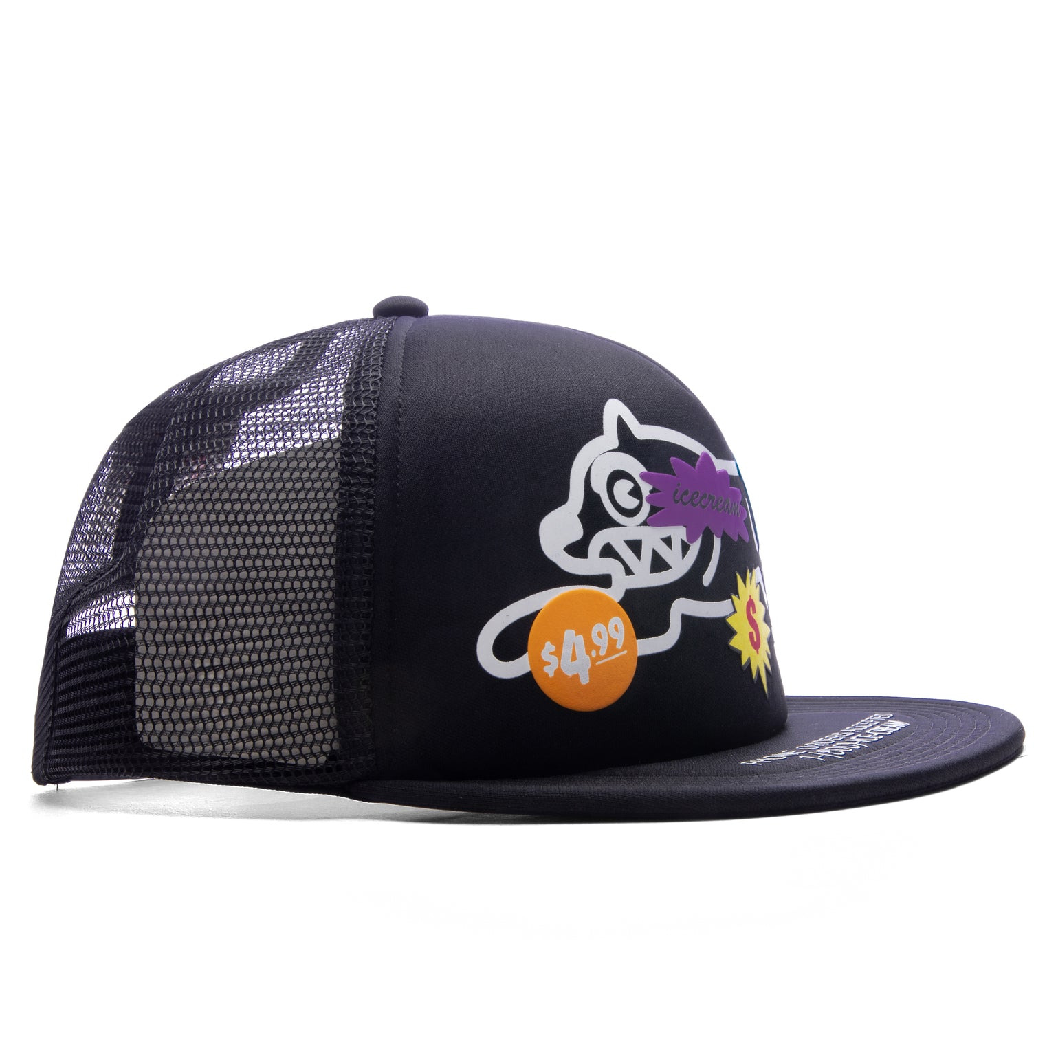 TWO FOR FIVE TRUCKER HAT - BLACK - 3