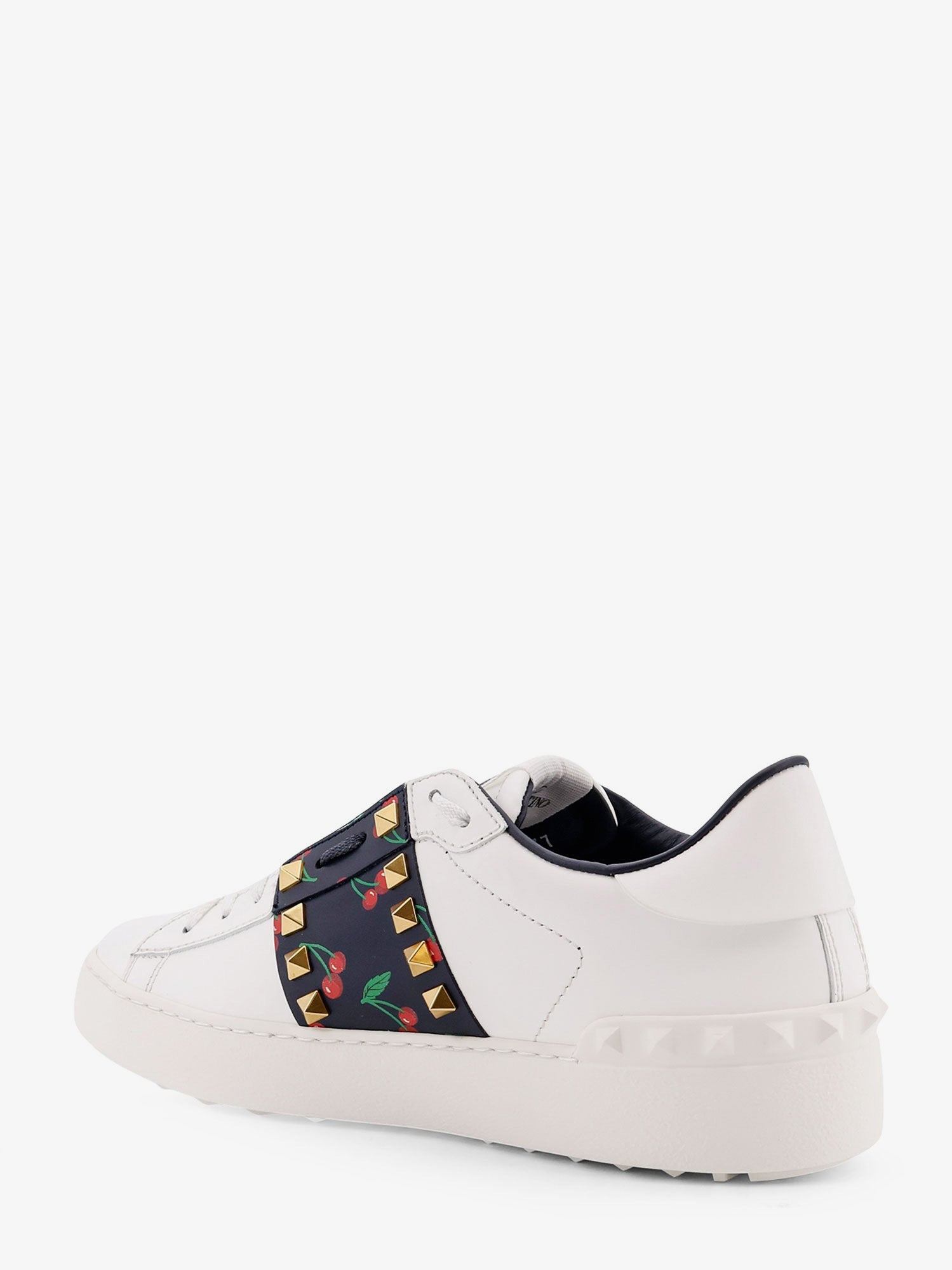 Valentino Garavani Rockstud Untitled Leather Low-Top Sneakers - 3