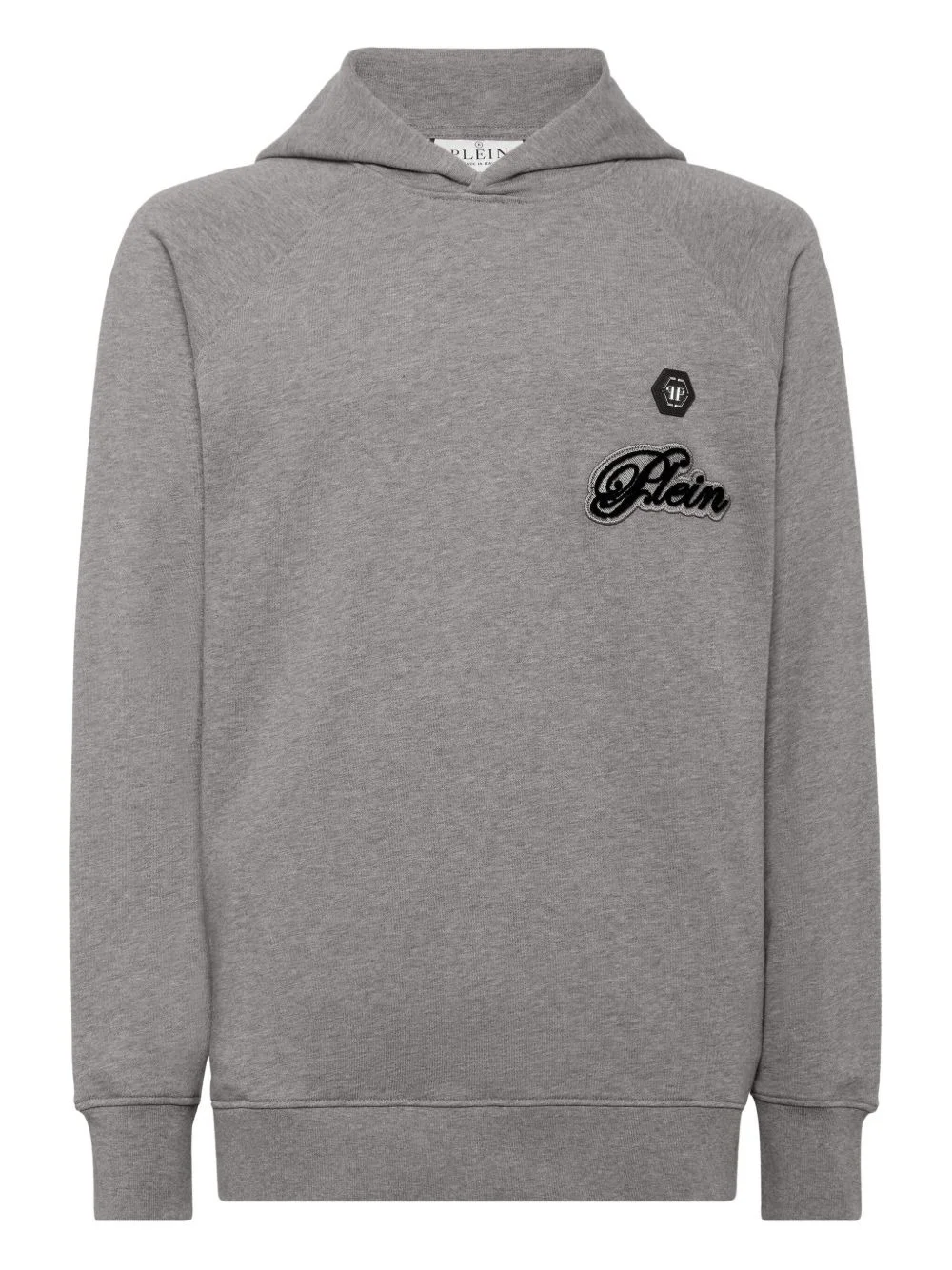 logo-patch hoodie - 1