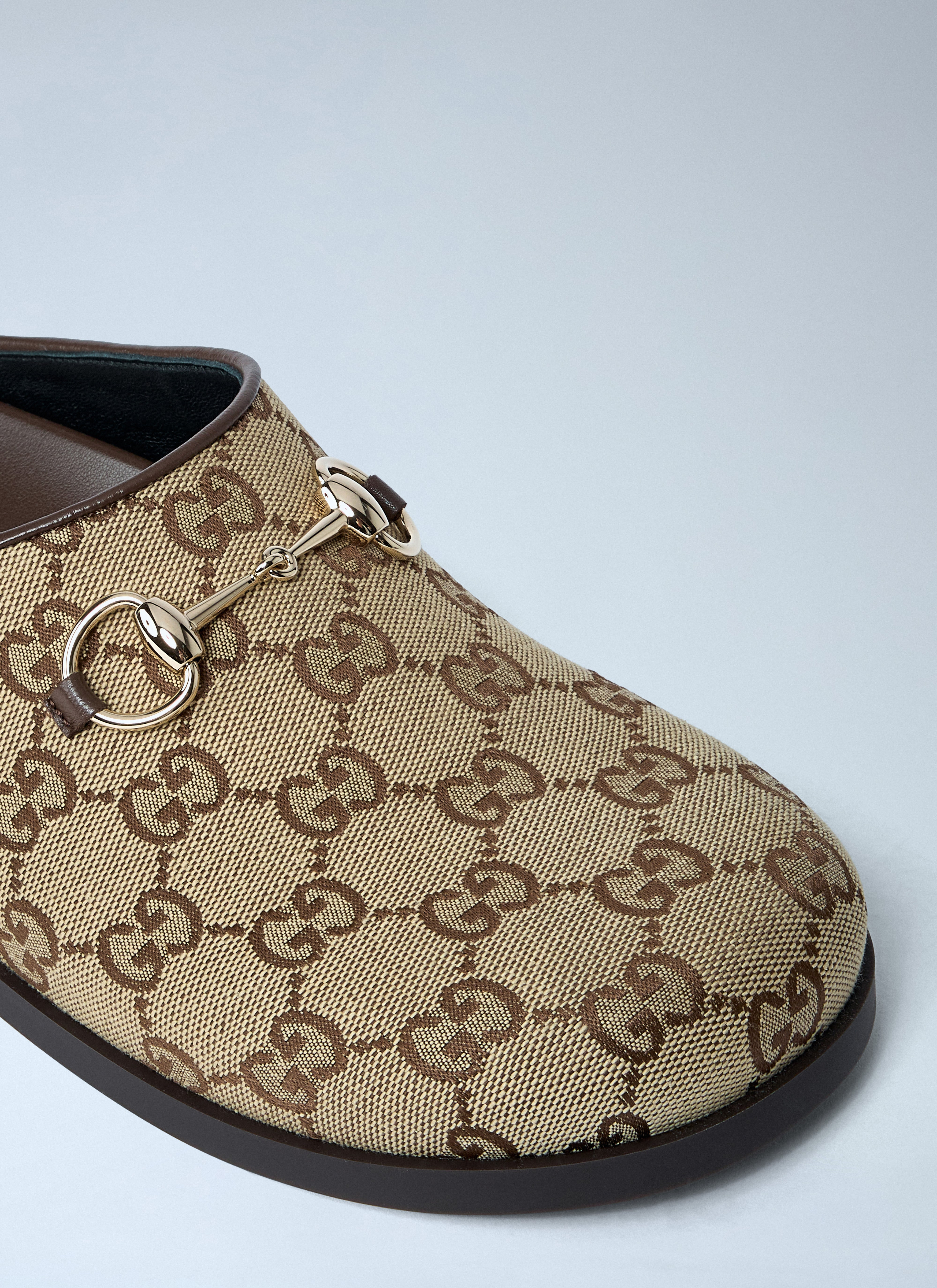 Gucci Women Canvas Gg Mules - 3