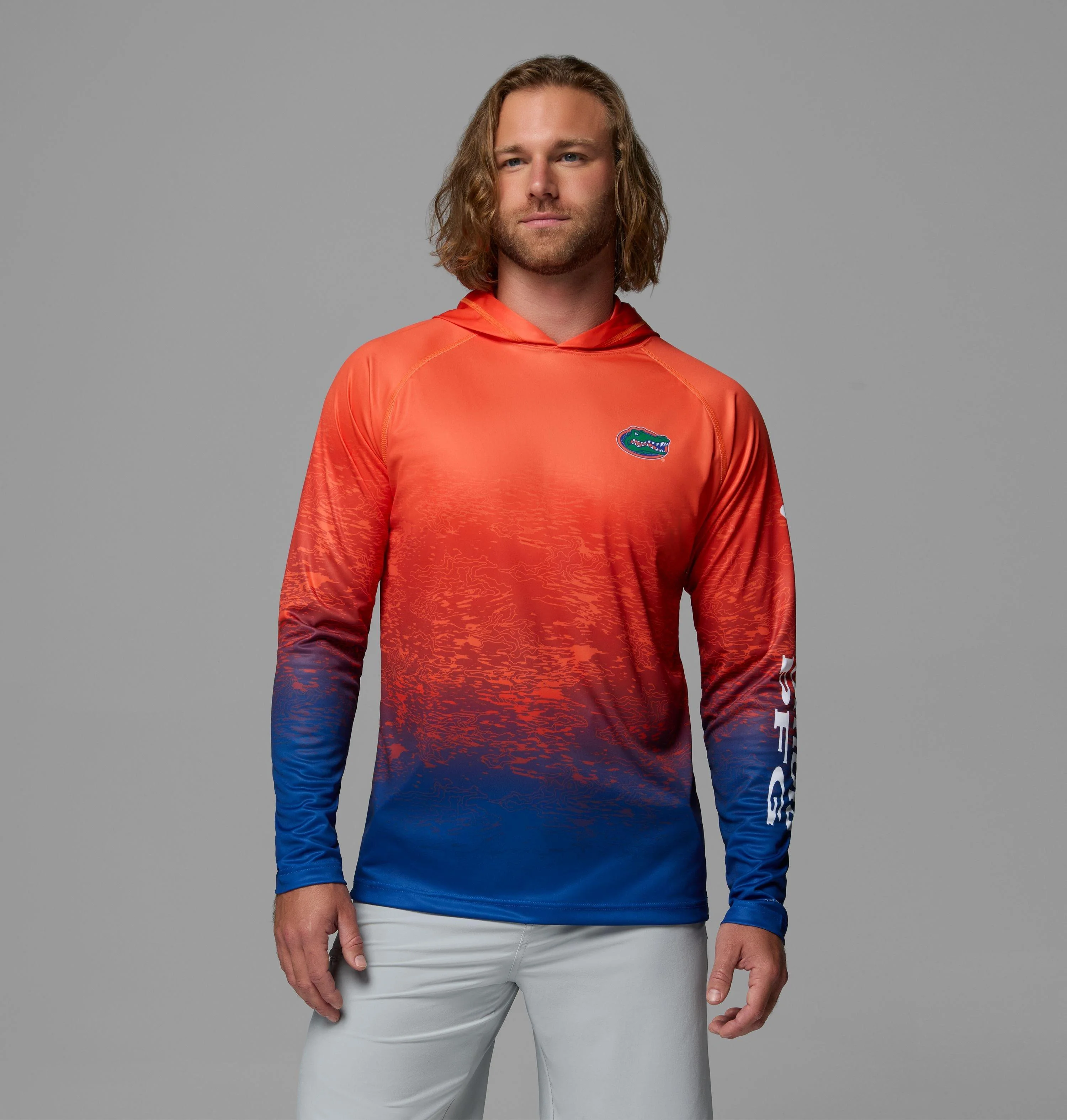 Men's Collegiate PFG Super Terminal Tackle Hoodie - Florida - 1