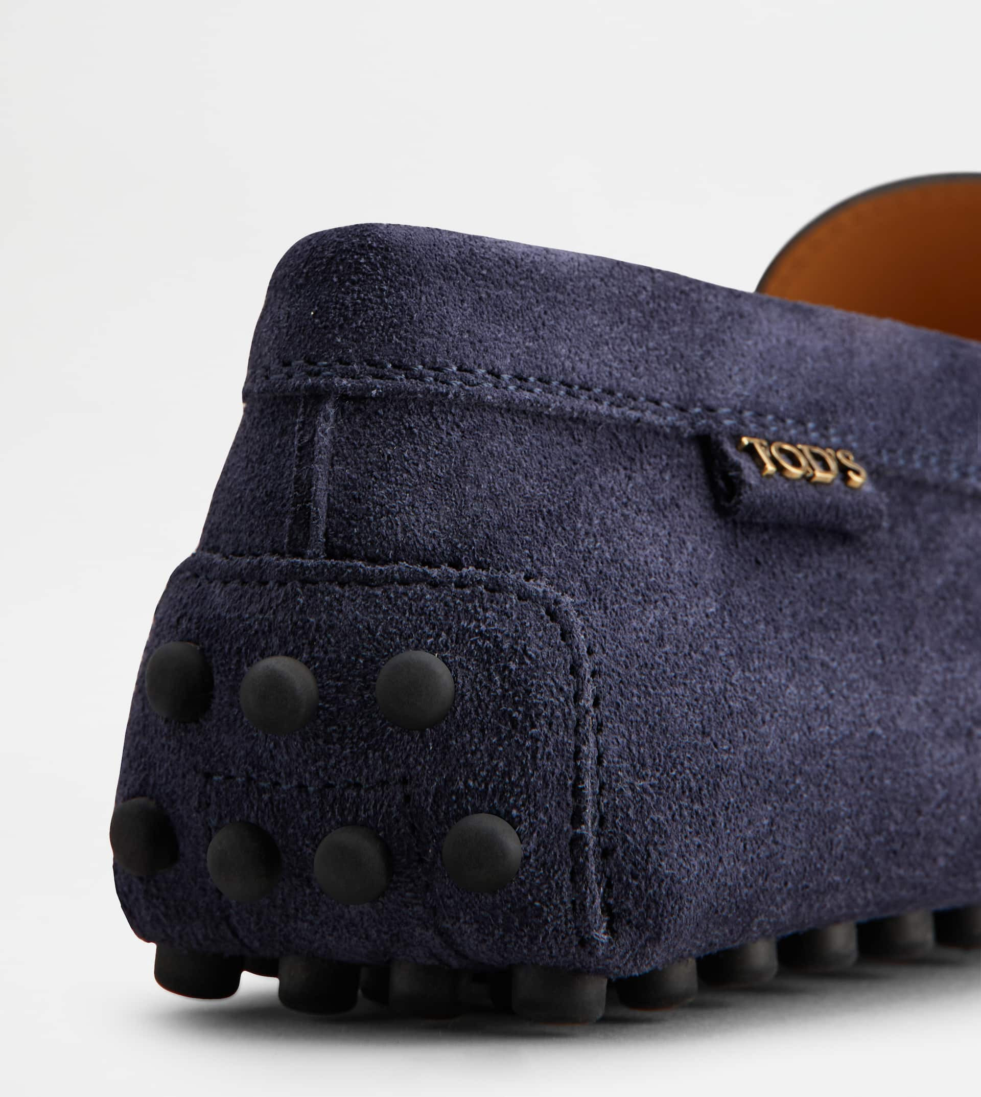 GOMMINO DRIVING SHOES IN SUEDE - BLUE - 5