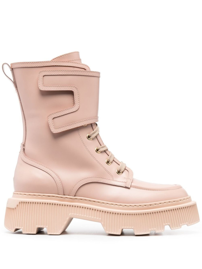 round-toe leather boots 1