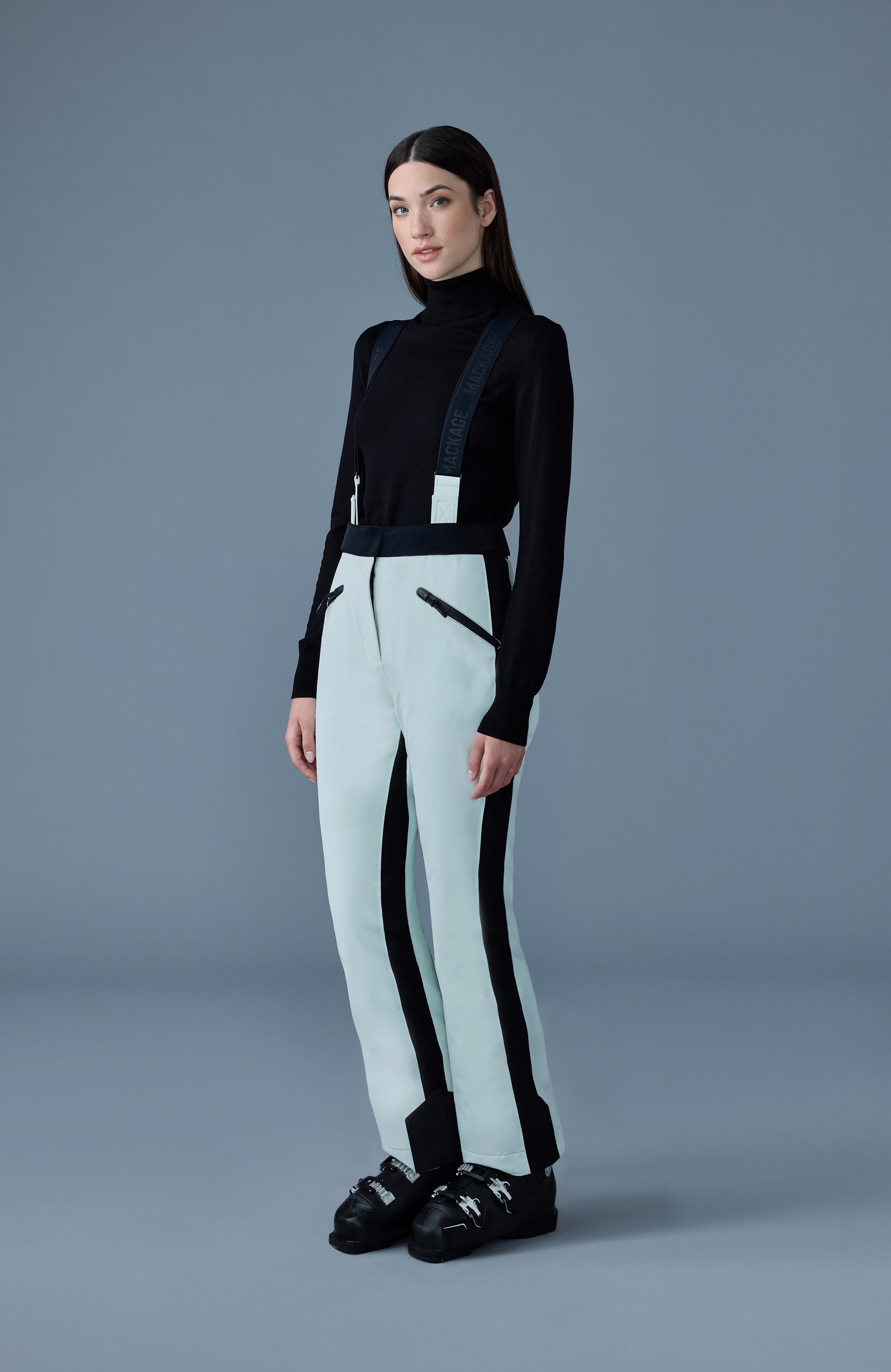 NYOMI ski pant with removable suspenders - 3