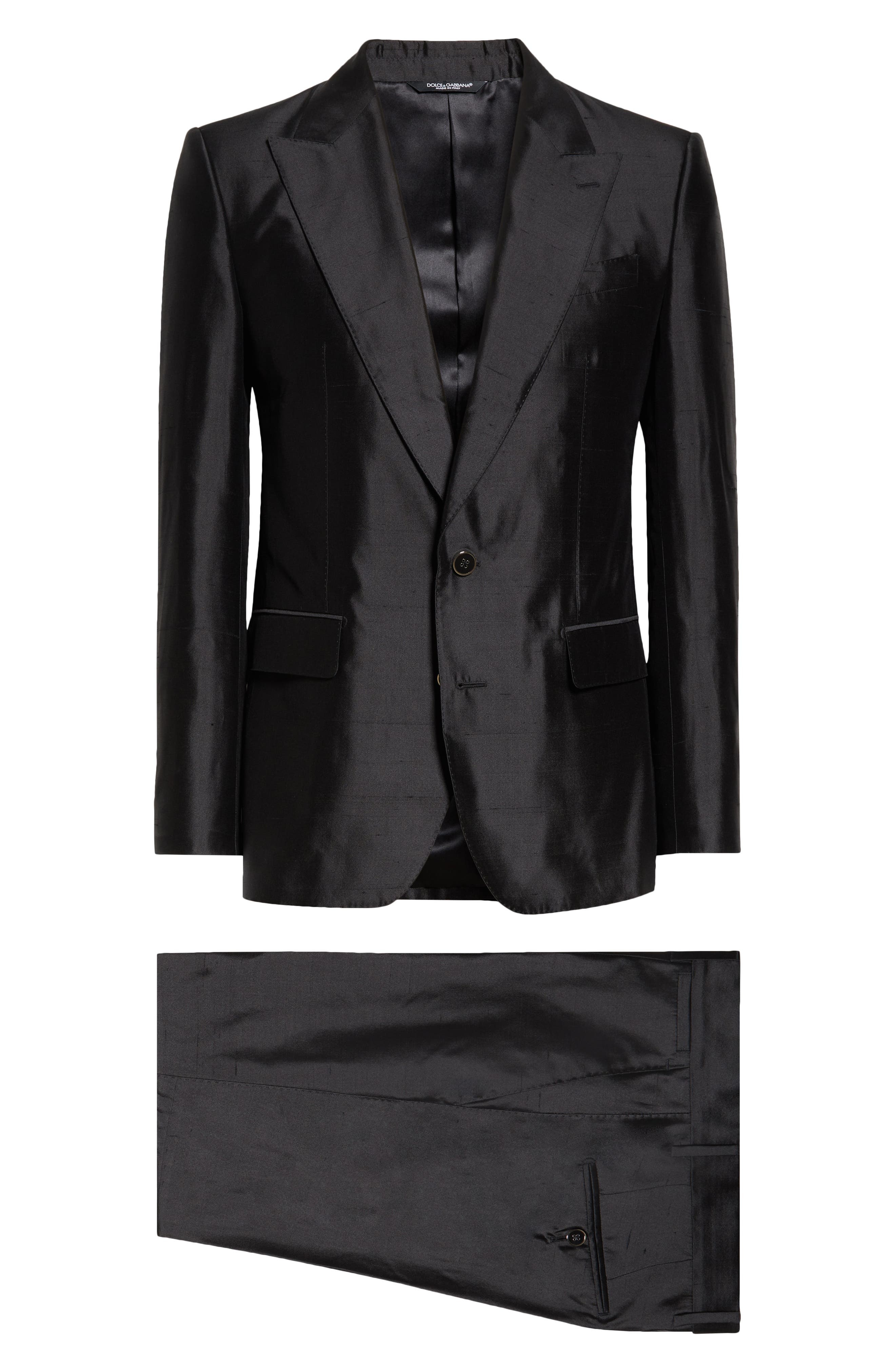 Sicilia Fit Silk Shantung Two-Piece Suit - 8