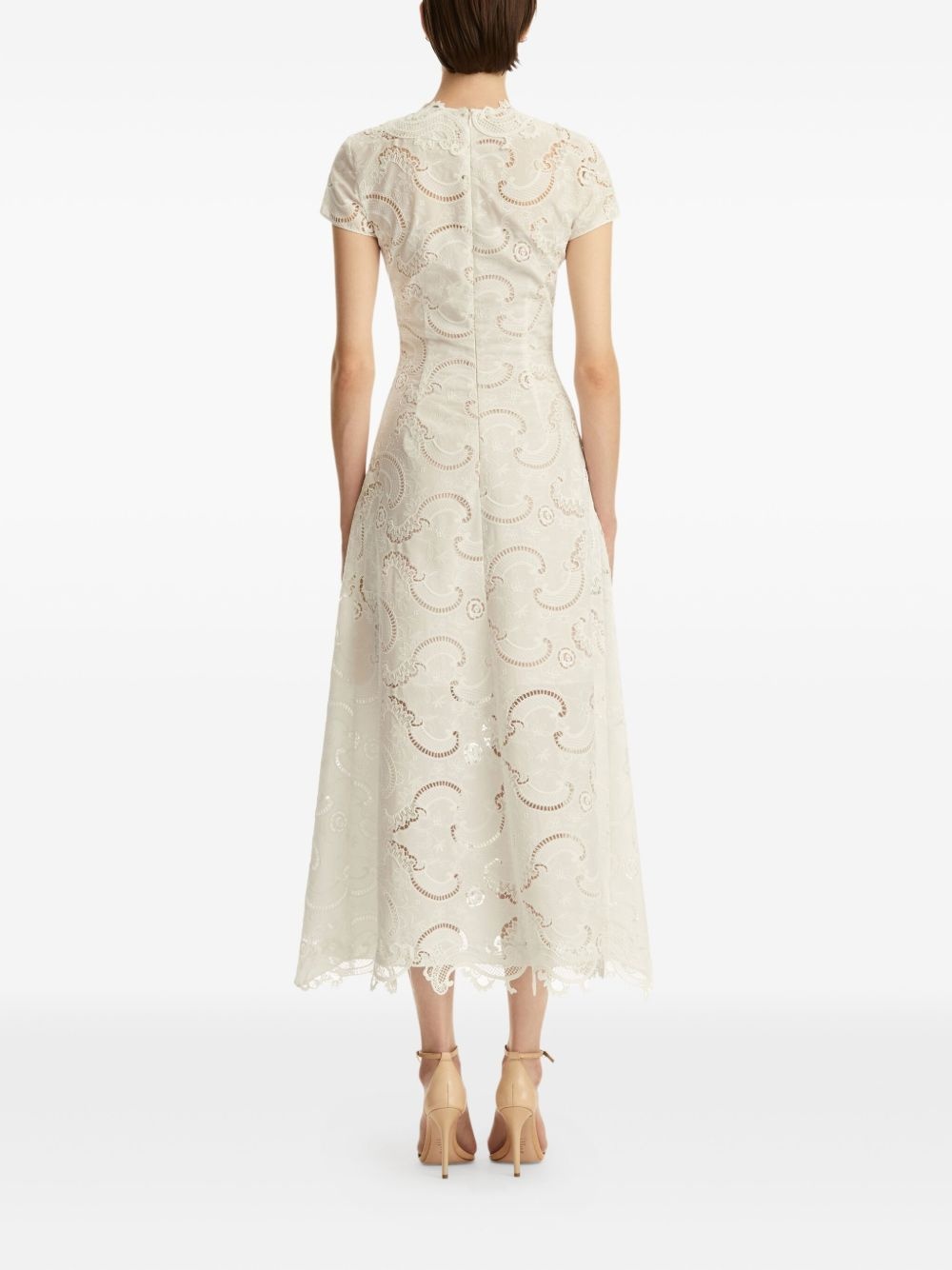 guipure lace dress - 4