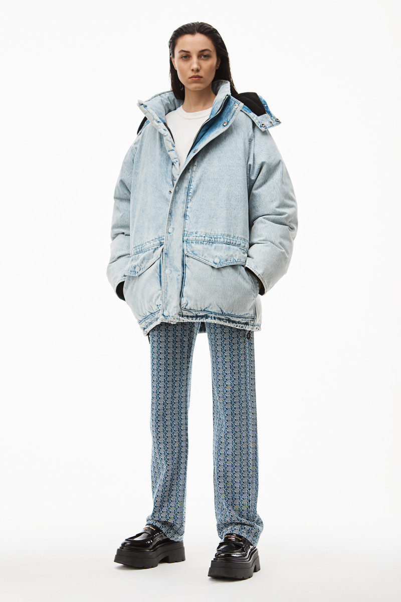 Alexander Wang EXTREME PUFFER IN DENIM outlook