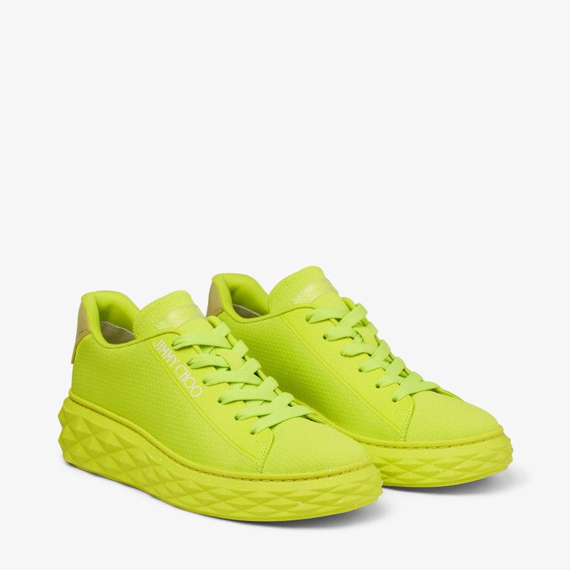 Diamond Light Maxi/f
Apple Green Knit Low-Top Trainers with Platform Sole 3