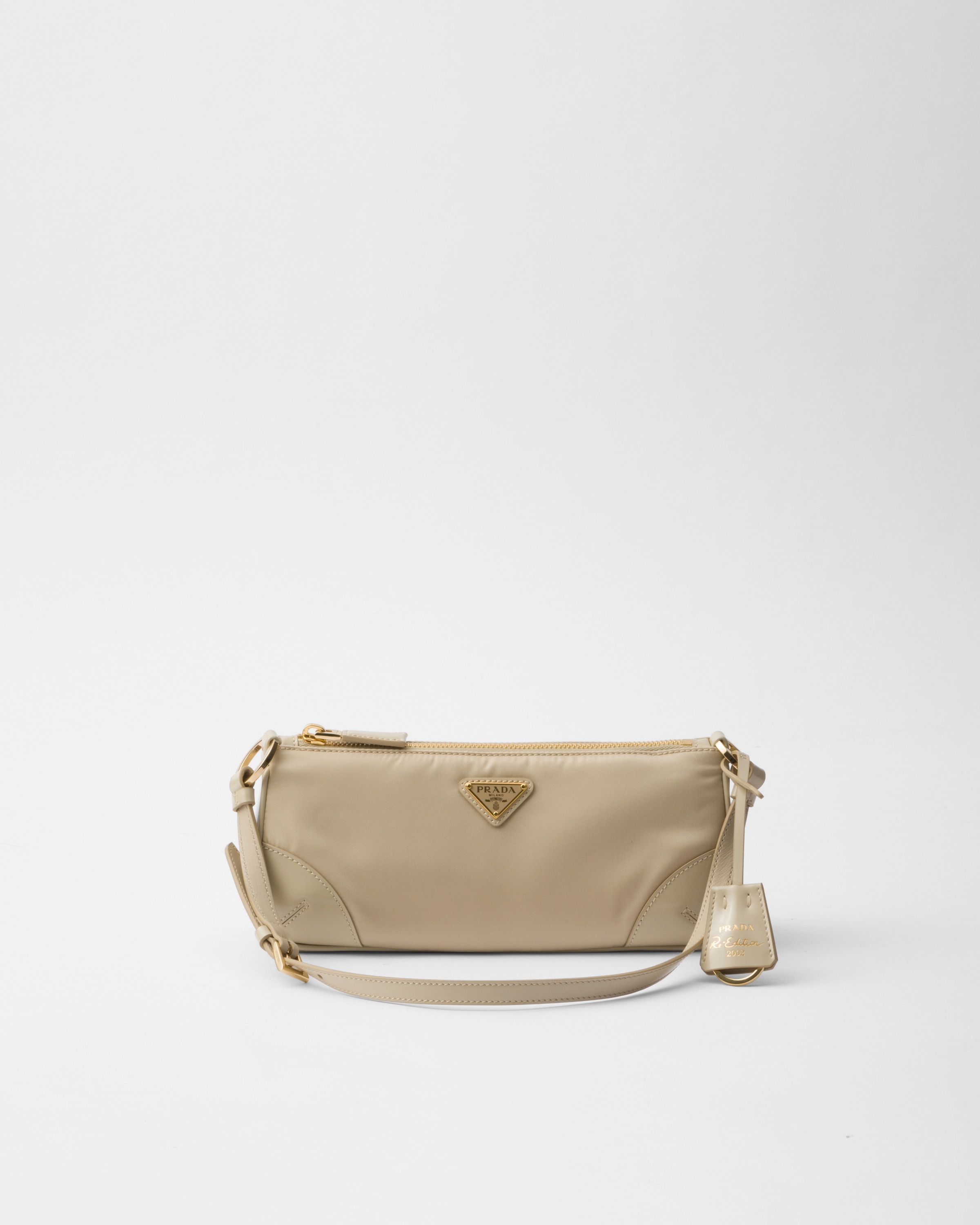 Re-Edition 2002 Re-Nylon and brushed leather shoulder bag - 1