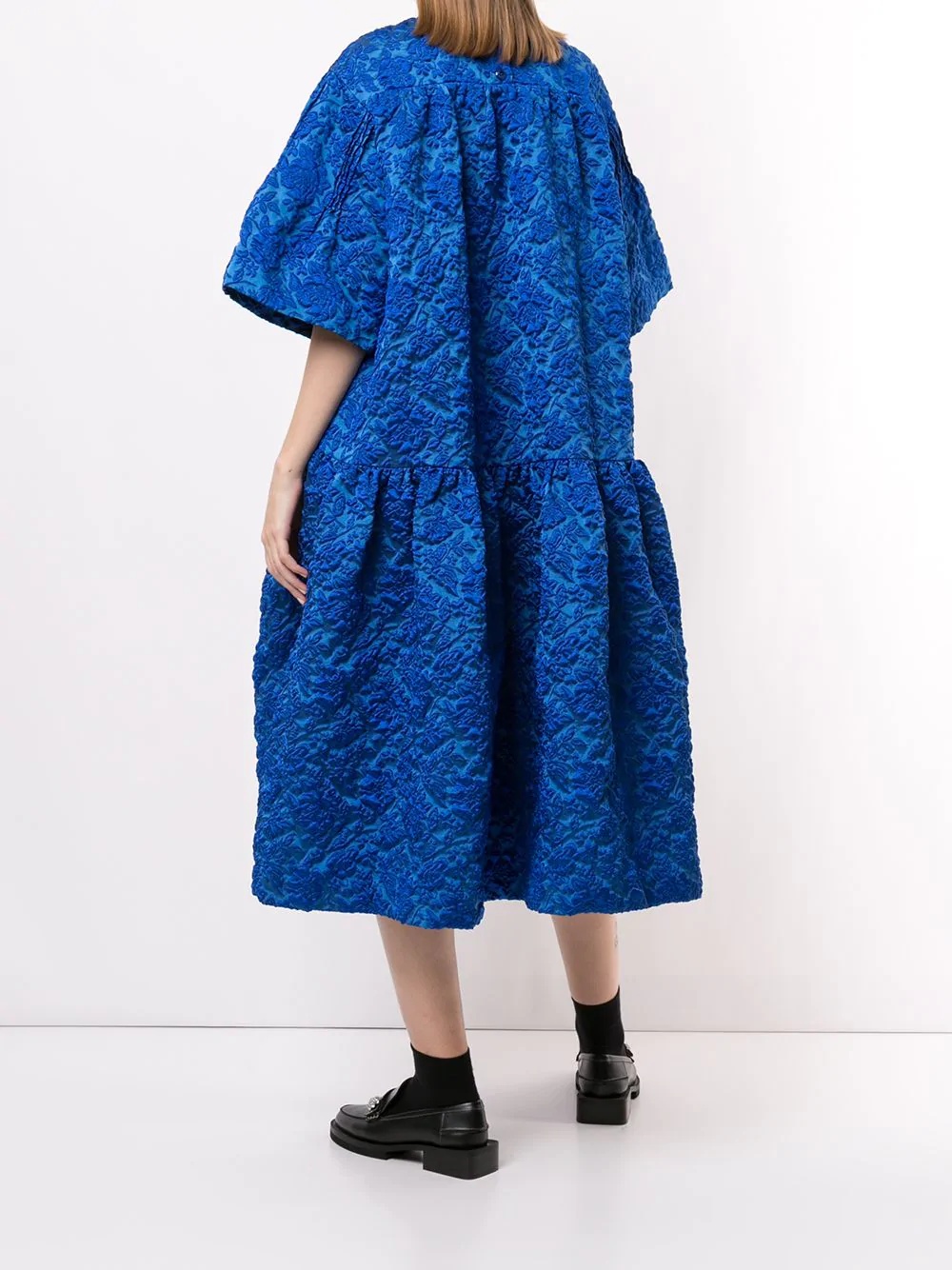 midi gathered dress - 4