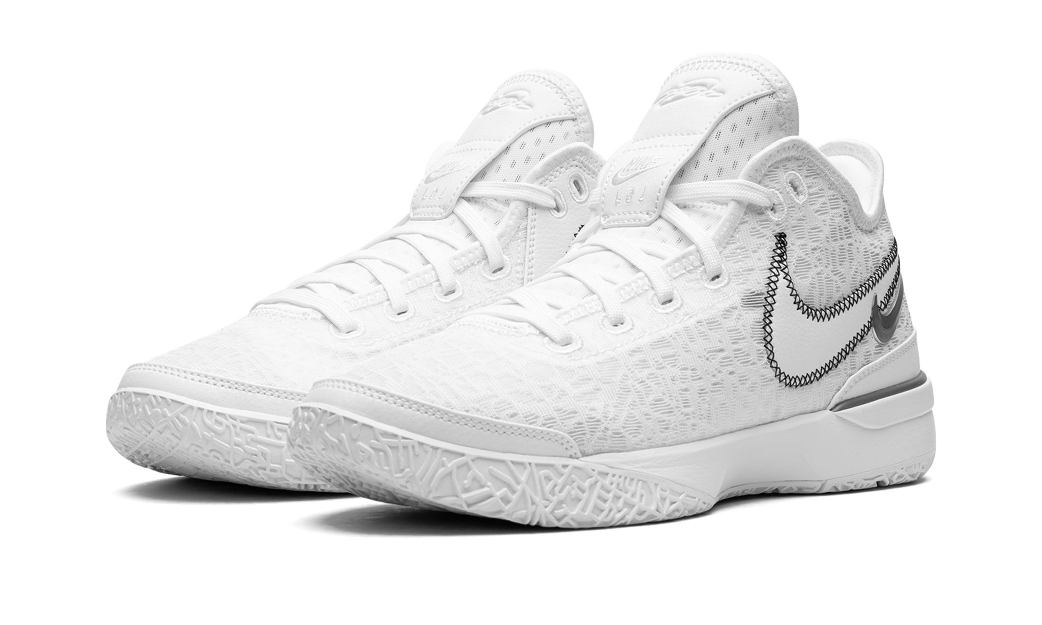 Zoom Lebron NXXT Gen "White / Metallic Silver" - 2