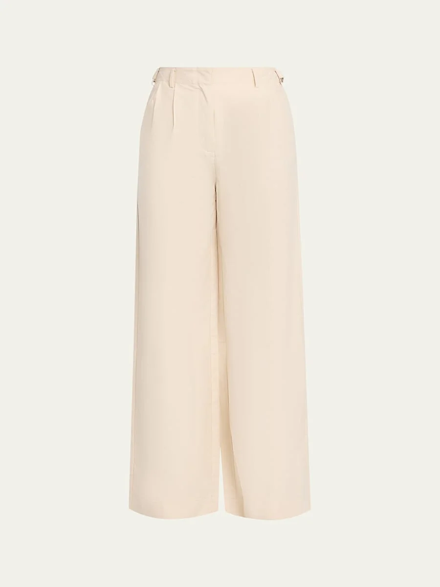 Leroy Pleated Wide-Leg Pants - 1