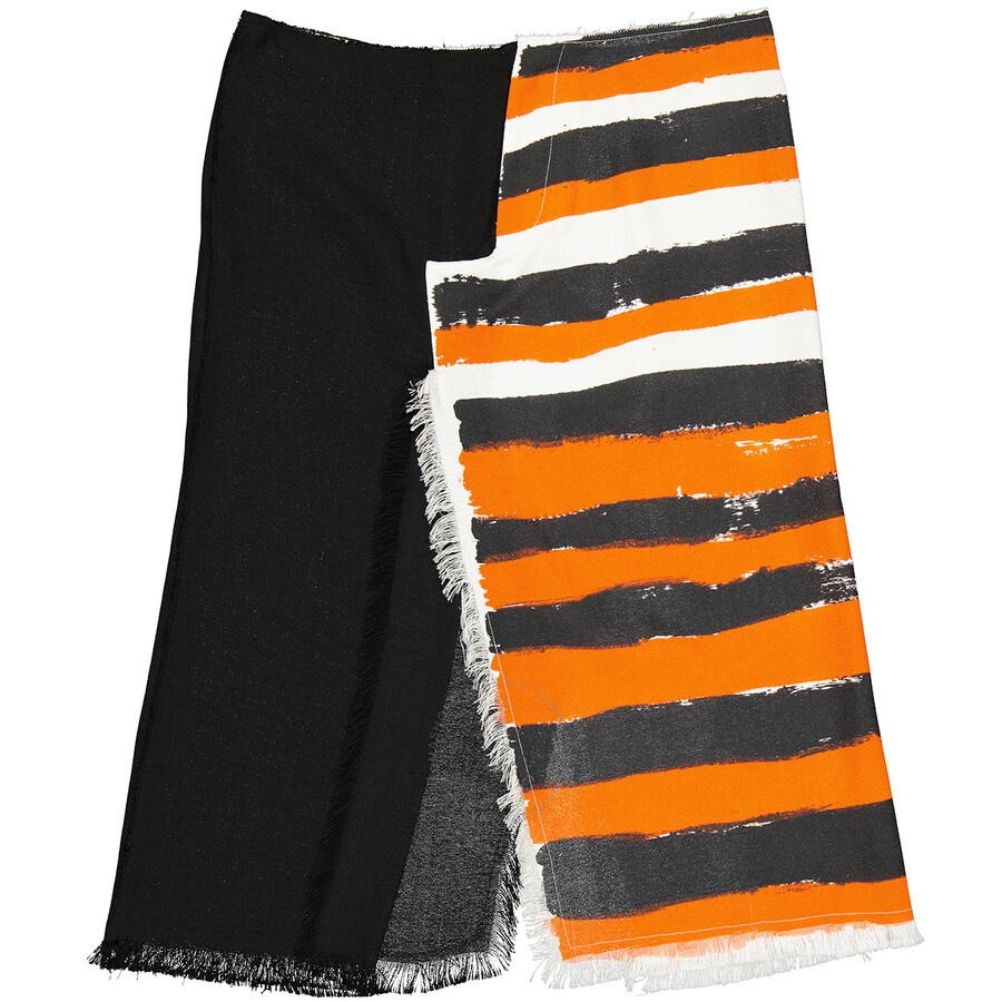 Marni Ladies Stripe-print Midi Skirt - 4