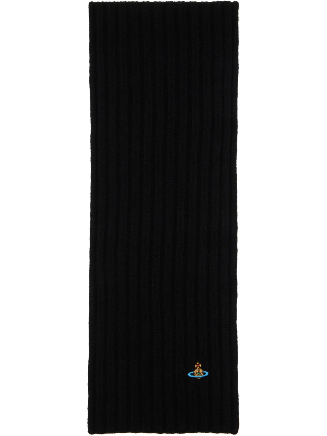 Black Cashmere Scarf - 1