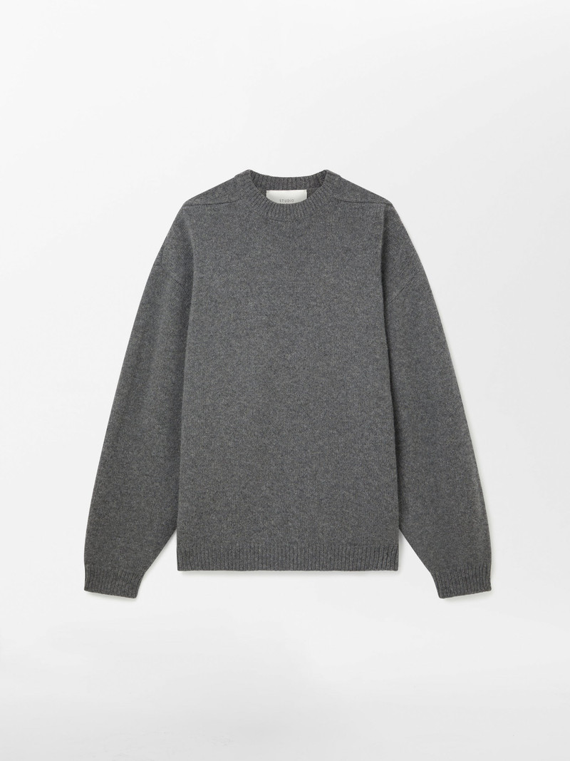 STUDIO NICHOLSON HEMYL KNIT BLACK 黒 Mサイズ STUDIO NICHOLSON「HEMYL」ニット セーター 黒M