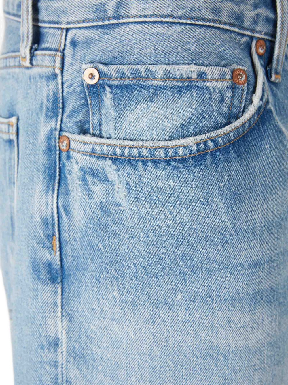 faded cotton jeans - 3