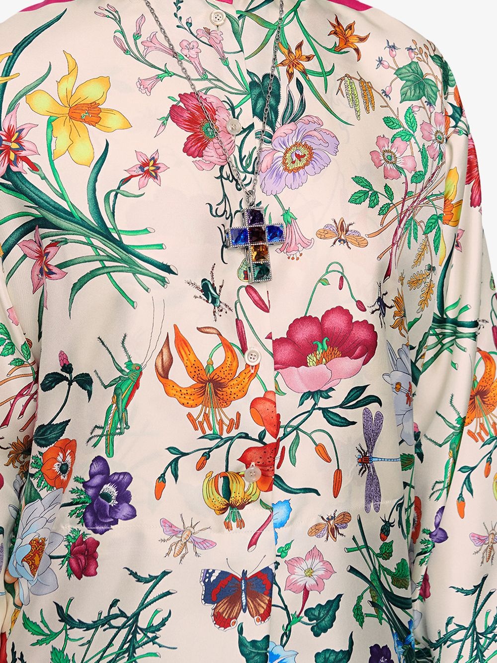 Oversize shirt with Flora print - 5