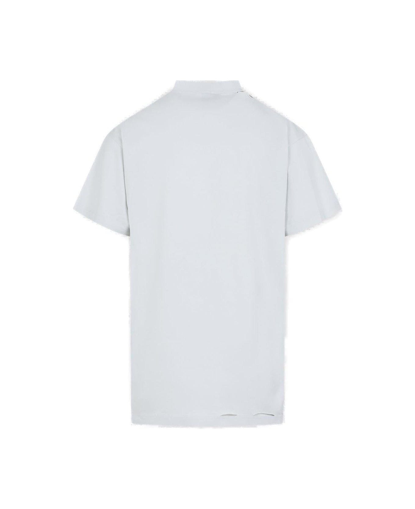 Optical Oversized T-shirt - 2