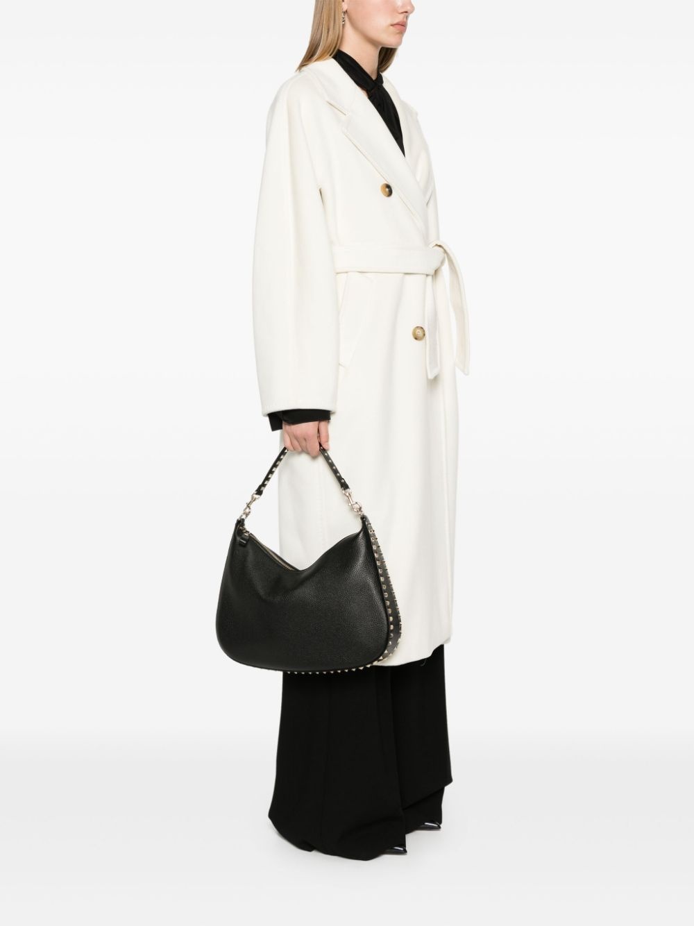 Rockstud leather shoulder bag - 2