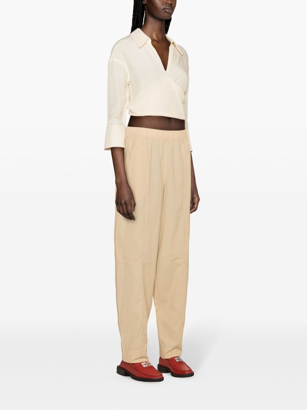 Curve tapered-leg trousers - 3