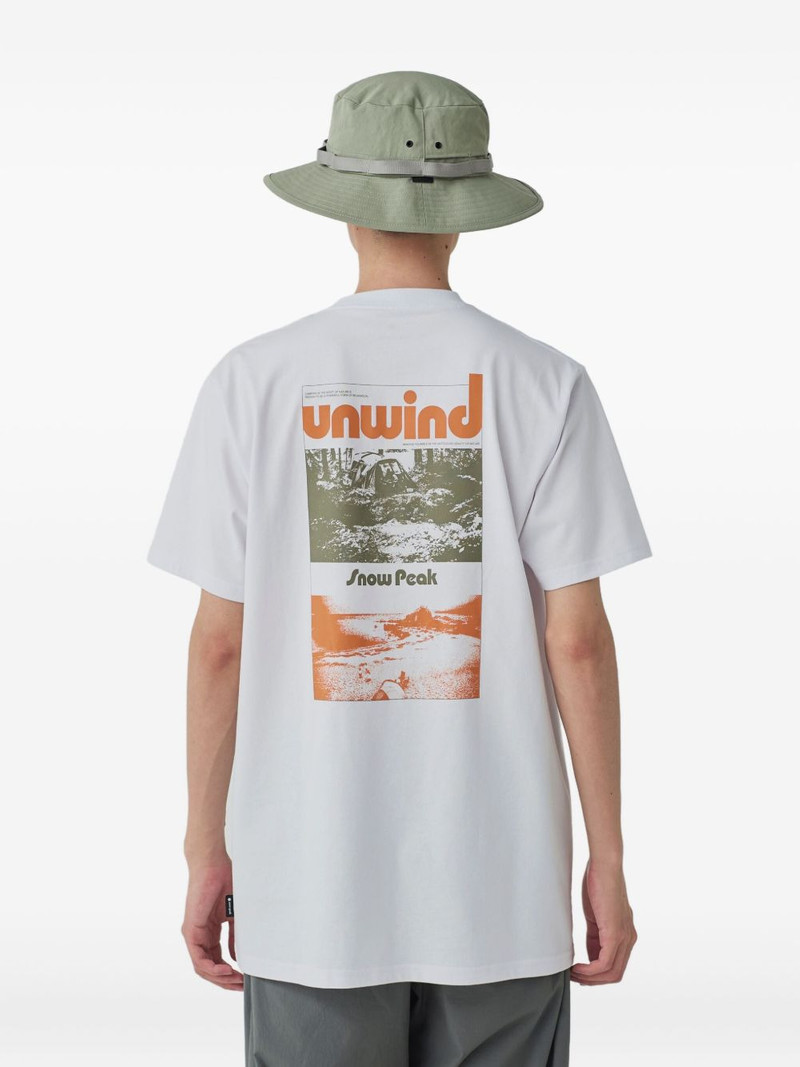 Unwind graphic print T-shirt 5