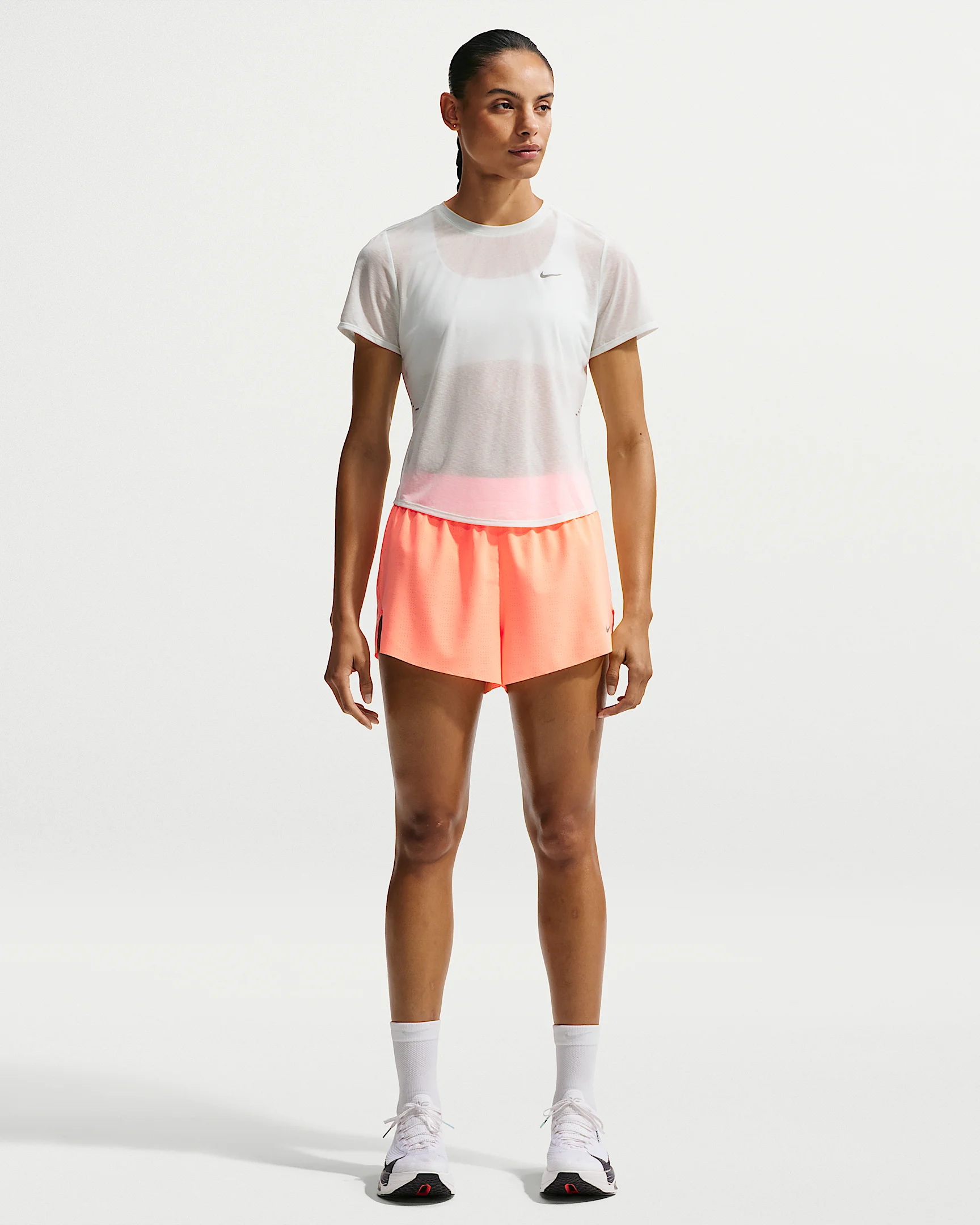 Nike Swift Breathe Women's Dri-FIT Mid-Rise 2.5" Brief-Lined Running Shorts - 1