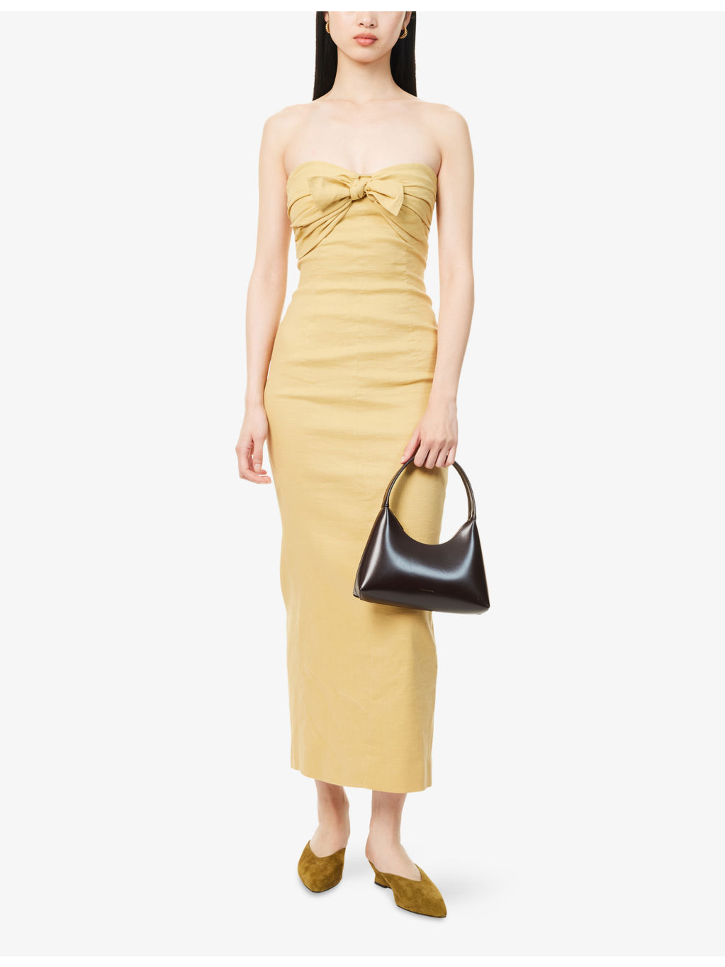 Rachel Linen and Cotton-Blend Maxi Dress - 2