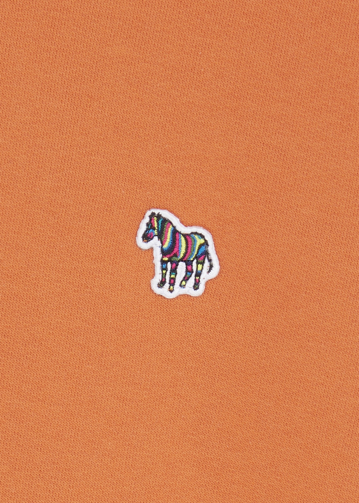 Orange Zebra Logo Organic Cotton Hoodie - 3