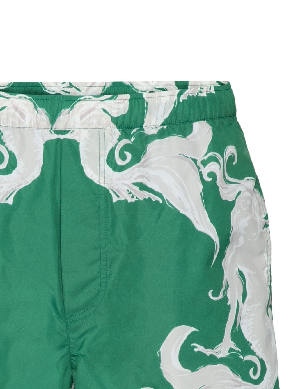 abstract-print elasticated-waist swim shorts - 2