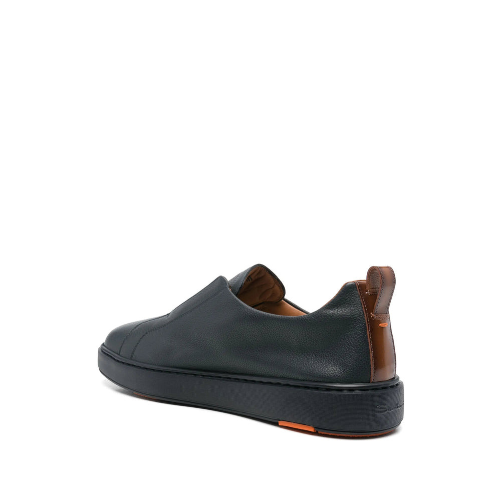 Santoni Blue Trainers - Low-Tops Men - 4