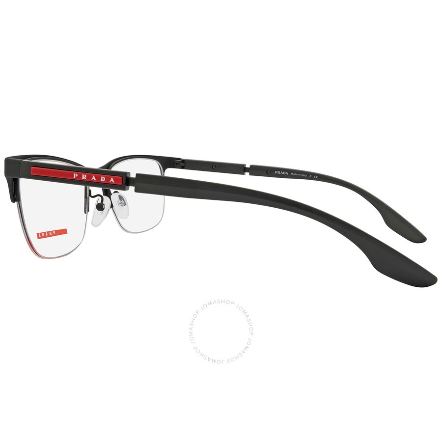 Prada Linea Rossa Demo Rectangular Men's Eyeglasses PS 55OV DG01O1 54 - 3