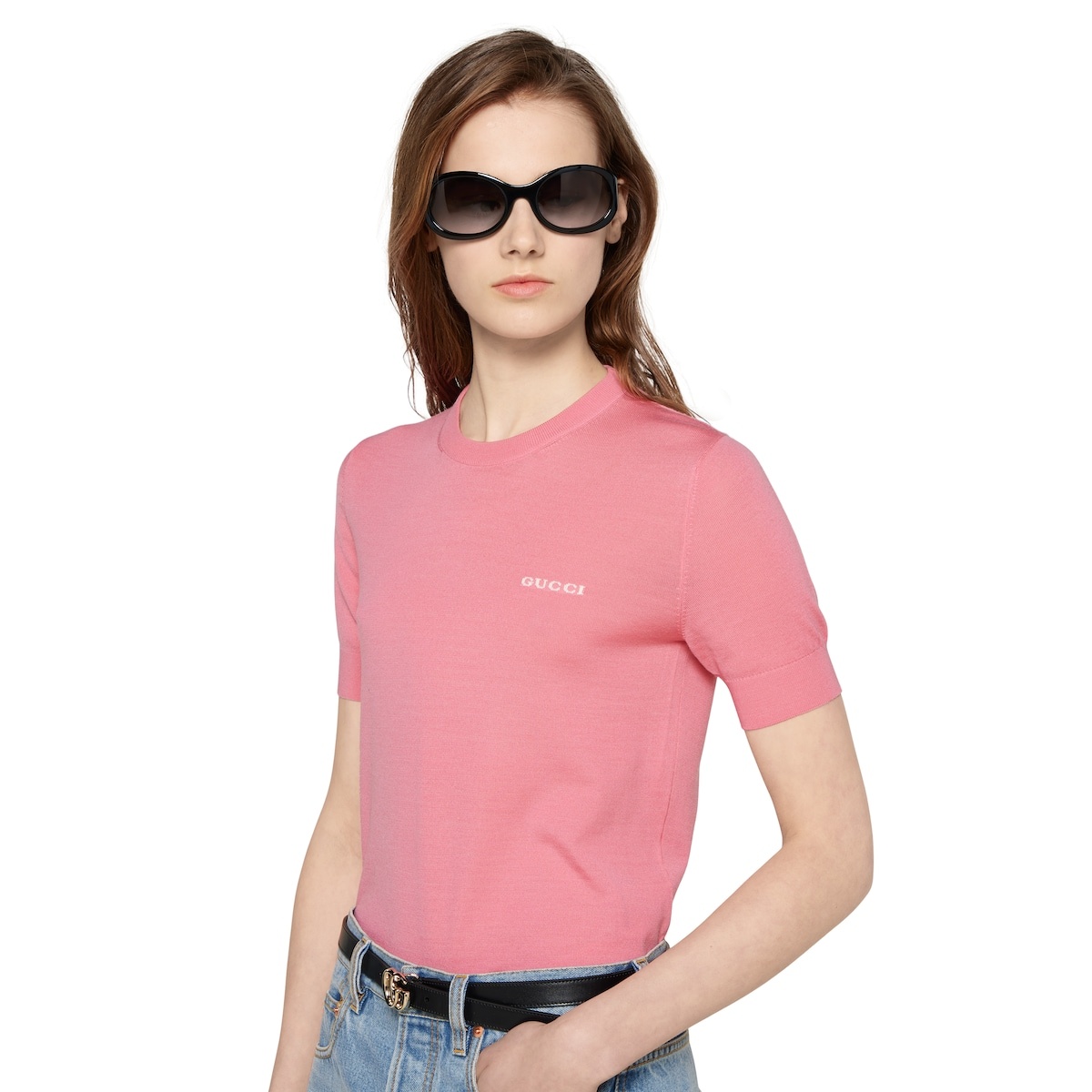 Cashmere silk short sleeve top - 5