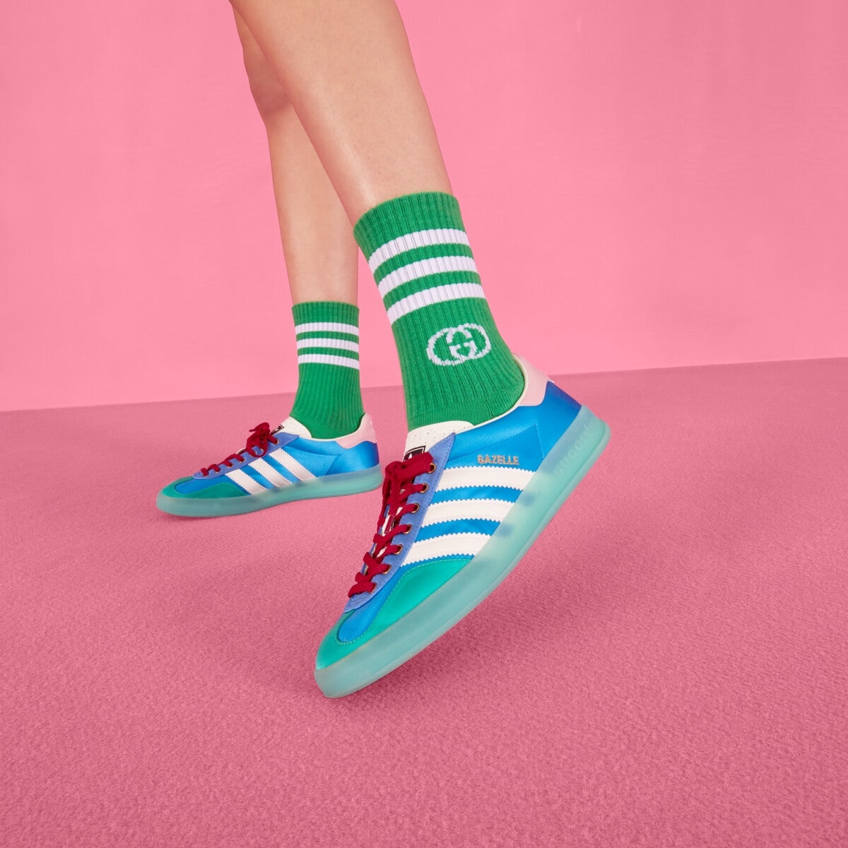 adidas x Gucci women's Gazelle sneaker - 3