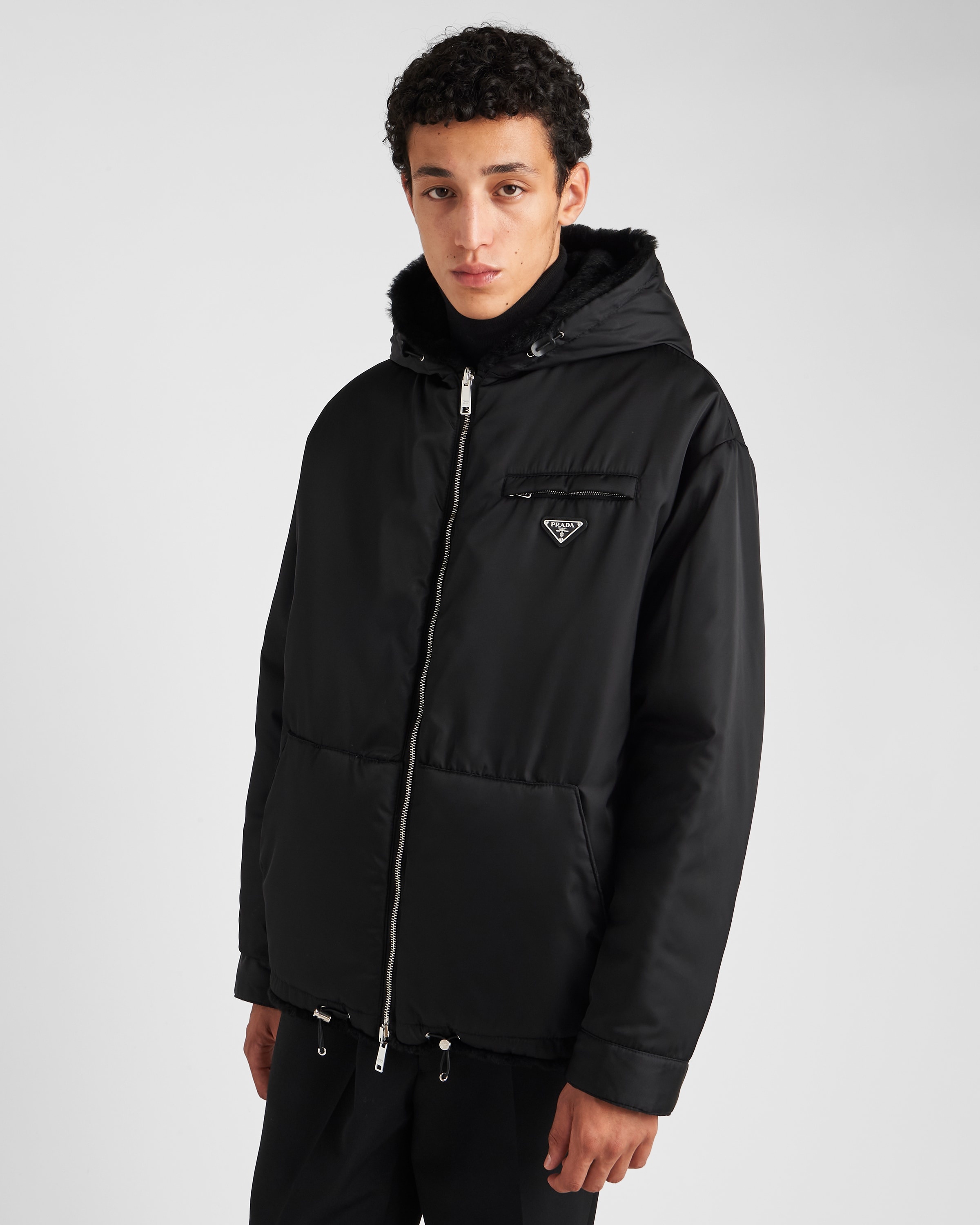 Reversible shearling jacket - 3