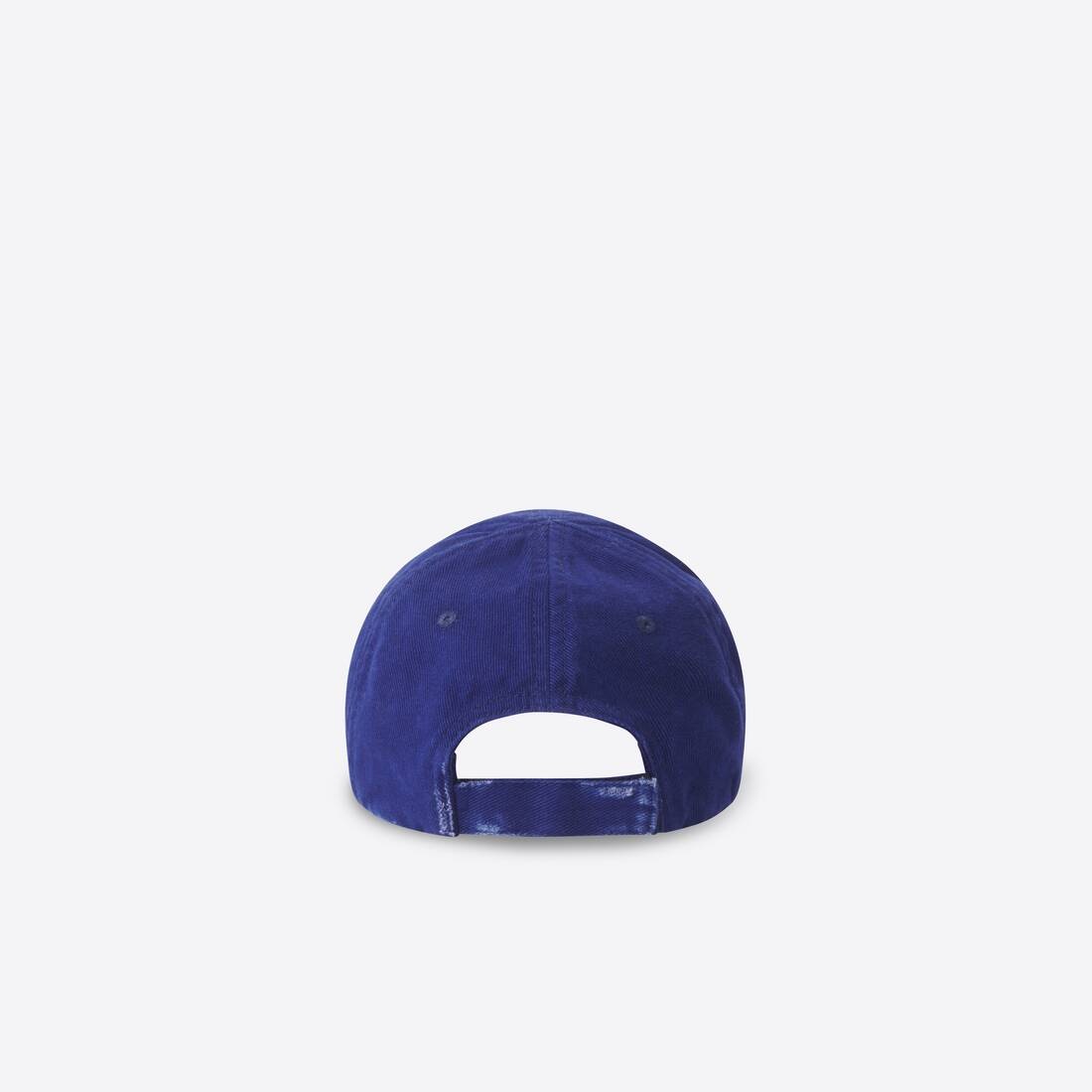 Logo Cap in Marine Blue/white - 5