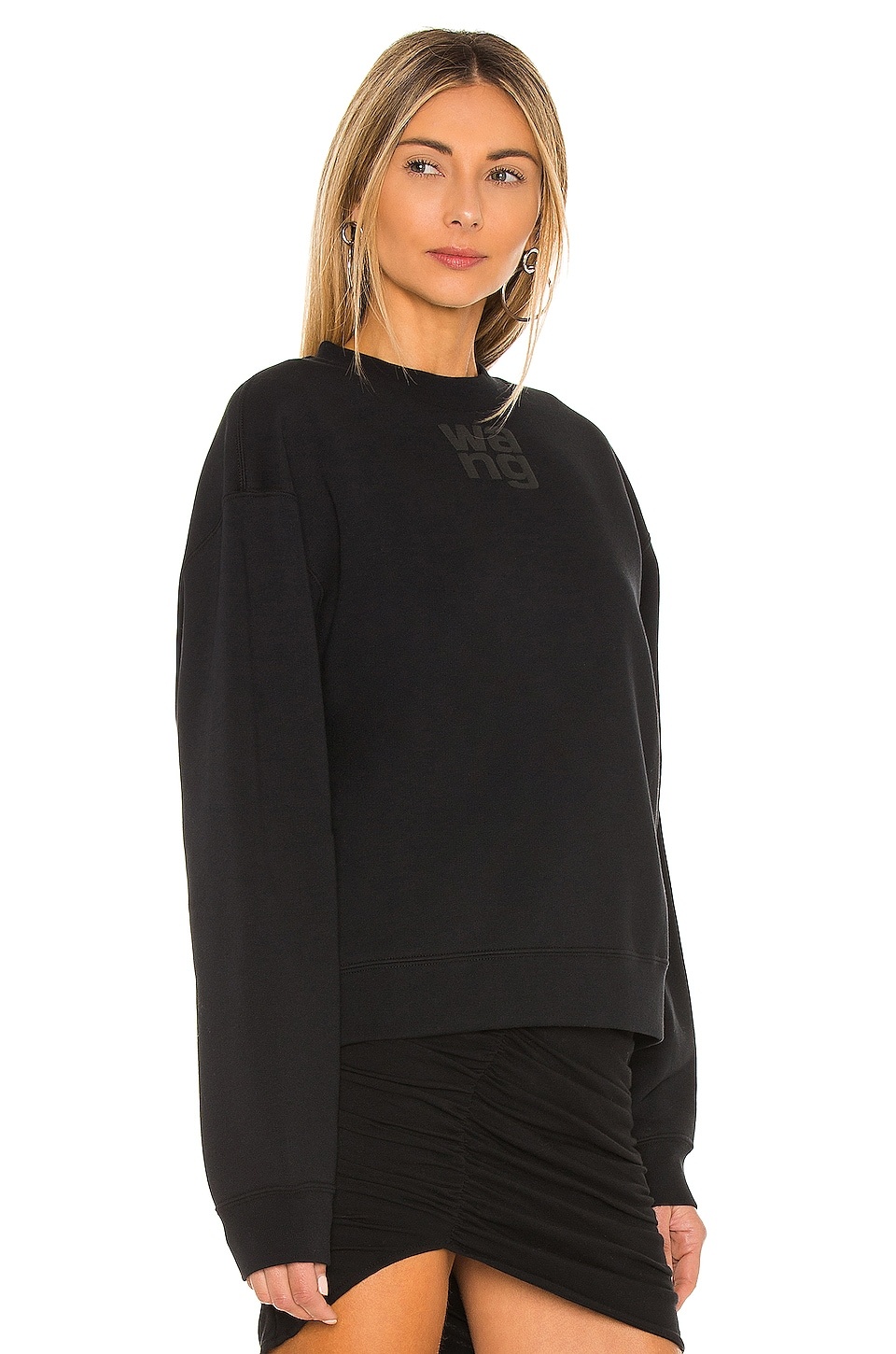 Essential Terry Crew Sweatshirt W/ Puff Paint Logo - 2