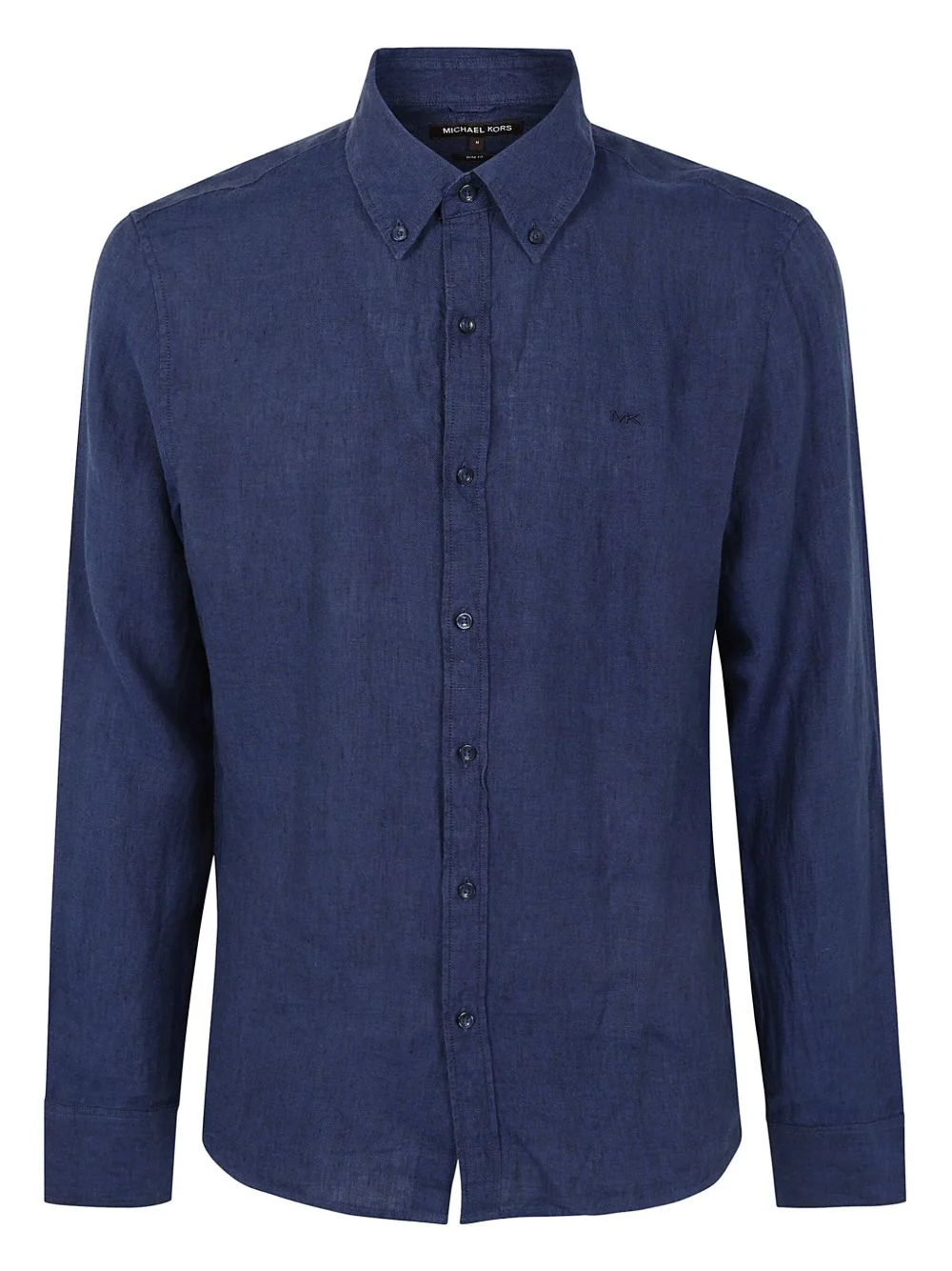 logo-embroidered shirt - 1