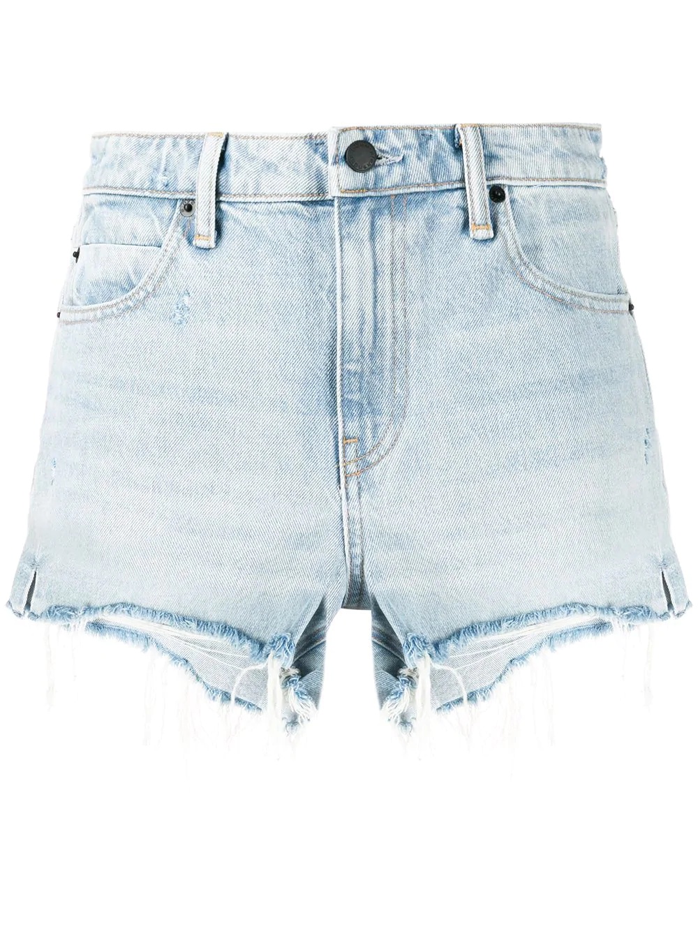 Bite high-rise denim shorts - 1