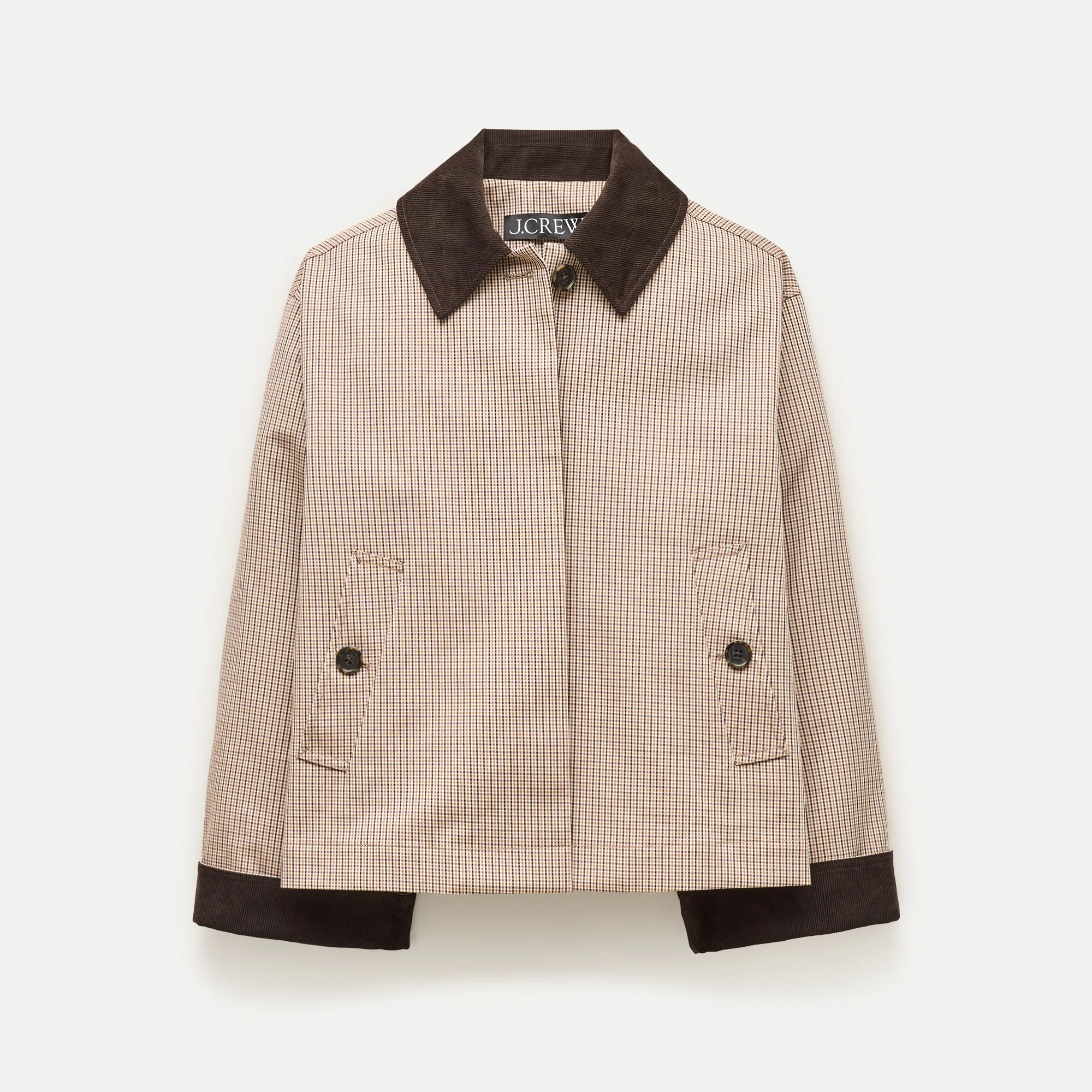 2026 Barn Jacket™ in plaid double-faced cotton - 1