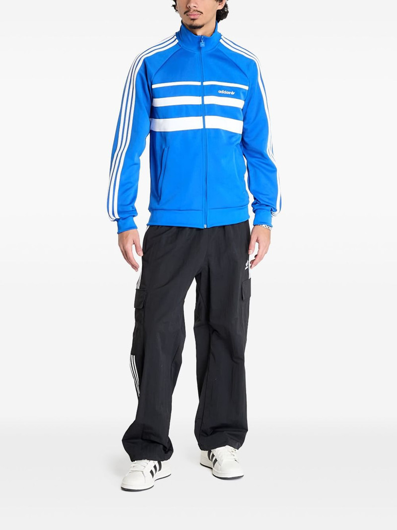 adidas The First striped sweatshirt outlook
