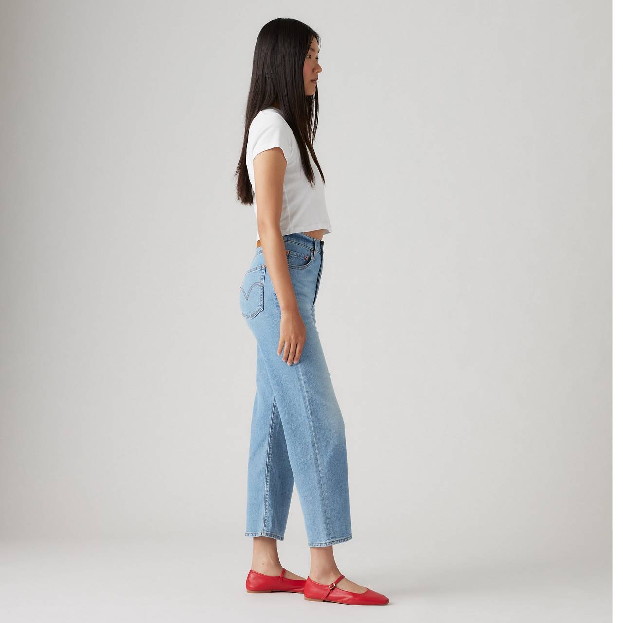 RIBCAGE STRAIGHT ANKLE WOMEN'S JEANS - 5